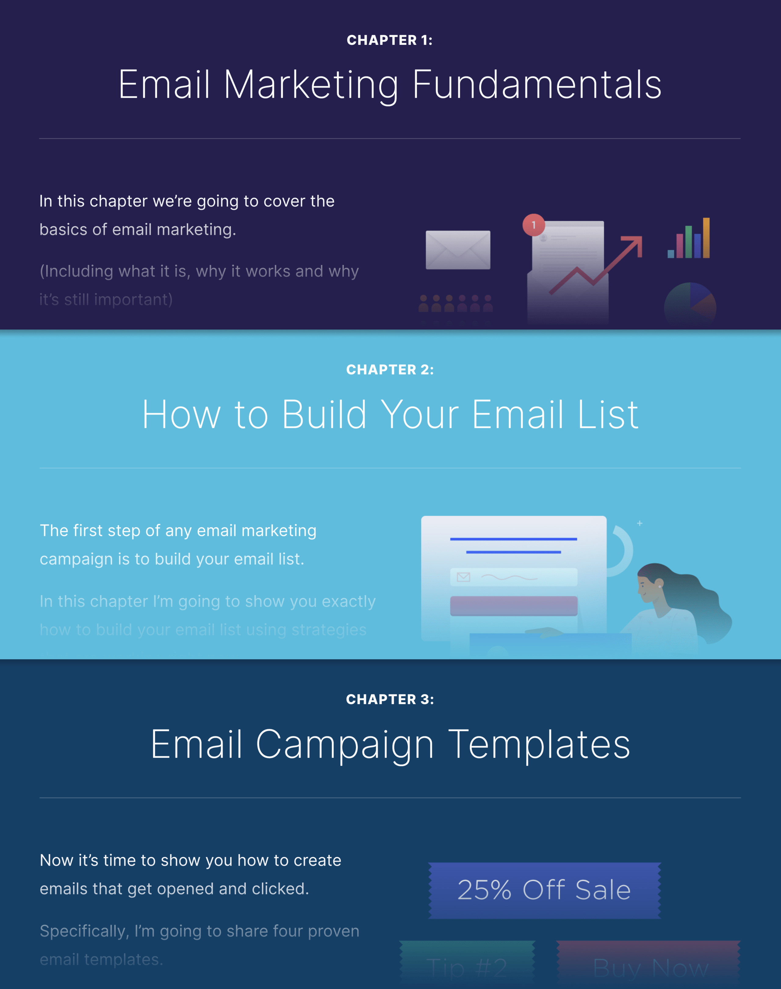 Email Marketing Guide Chapter Intro Collage