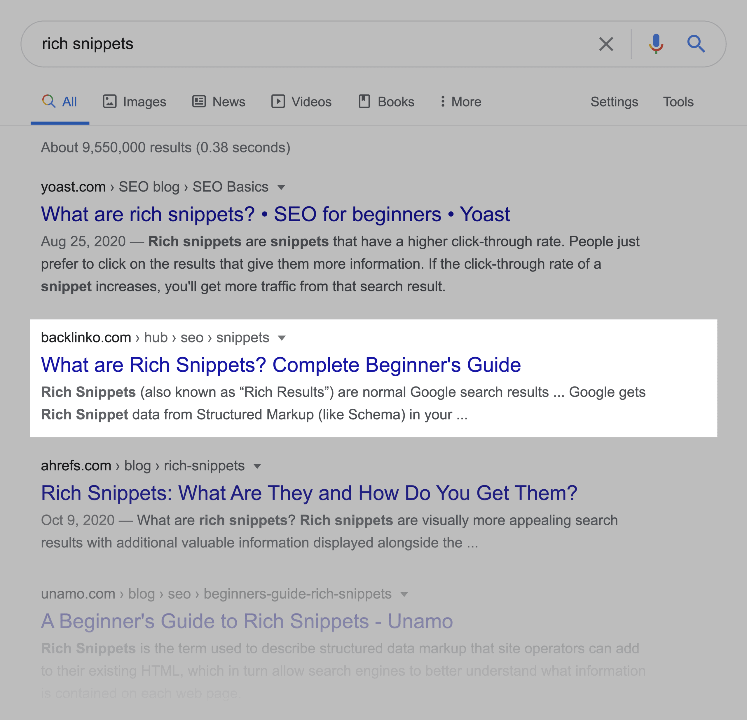 Rich Snippets SERPs Question Title Tag