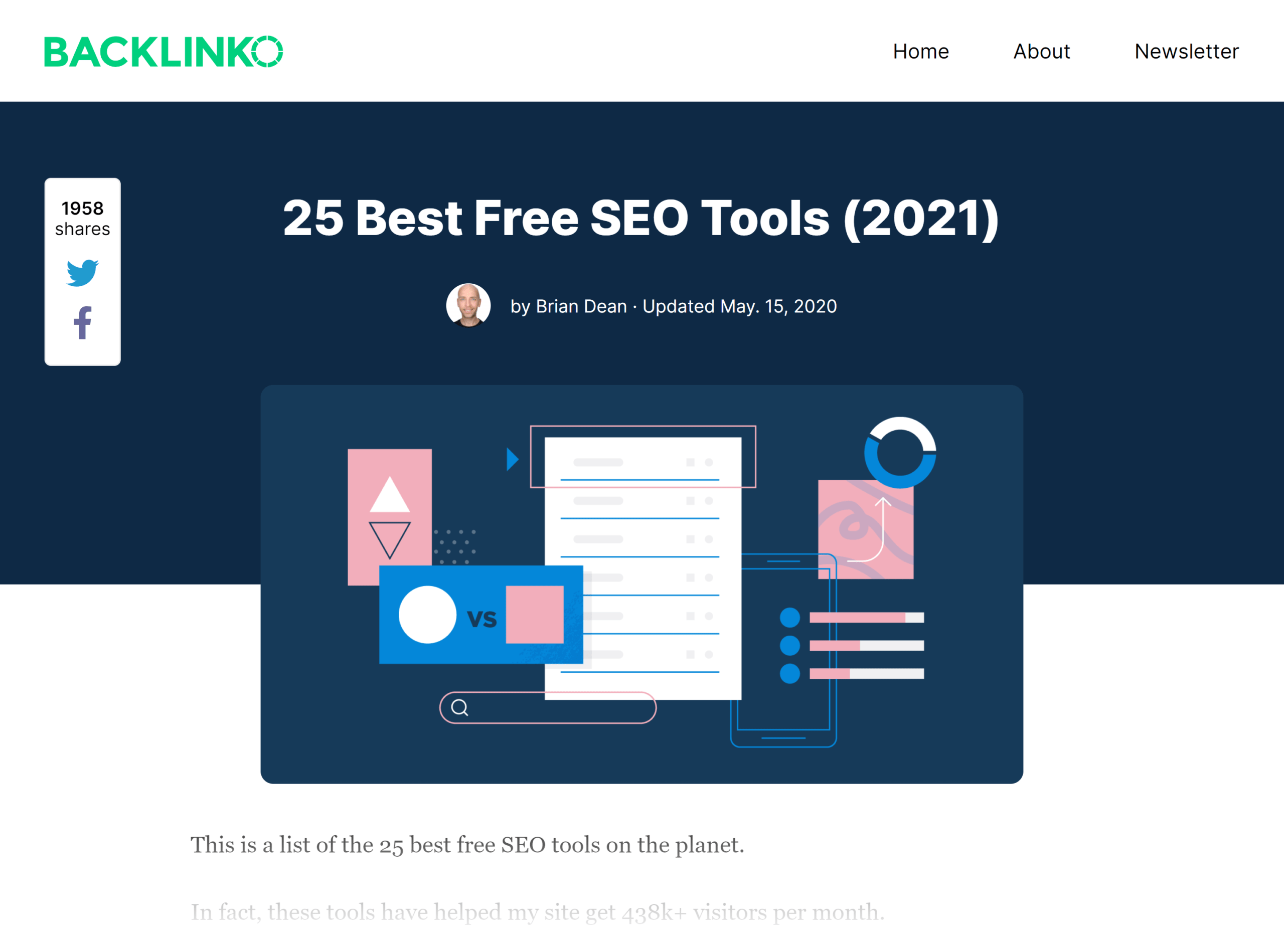 Backlinko – เครื่องมือ SEO ฟรีที่ดีที่สุด