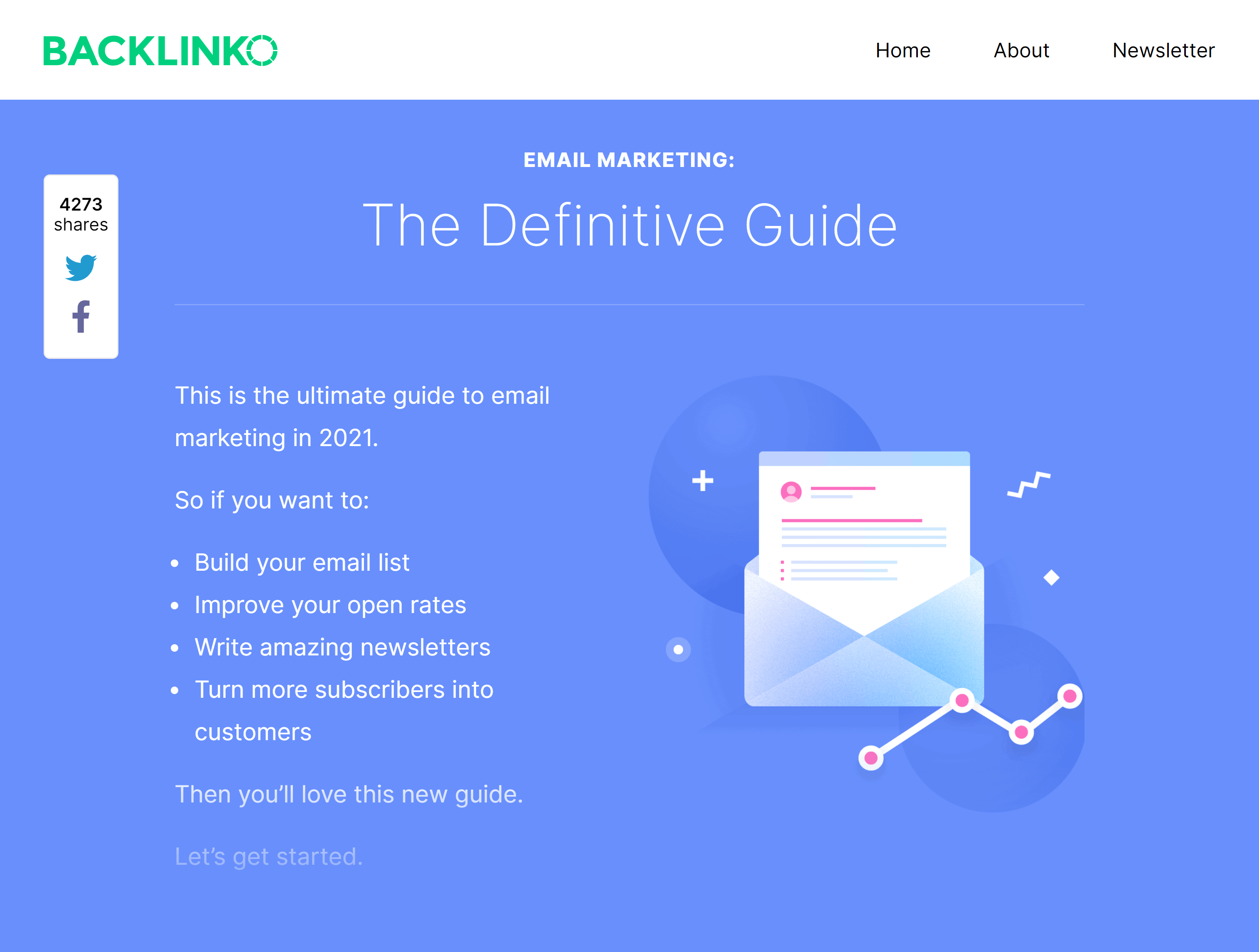 Backlinko – Guia de marketing por e-mail