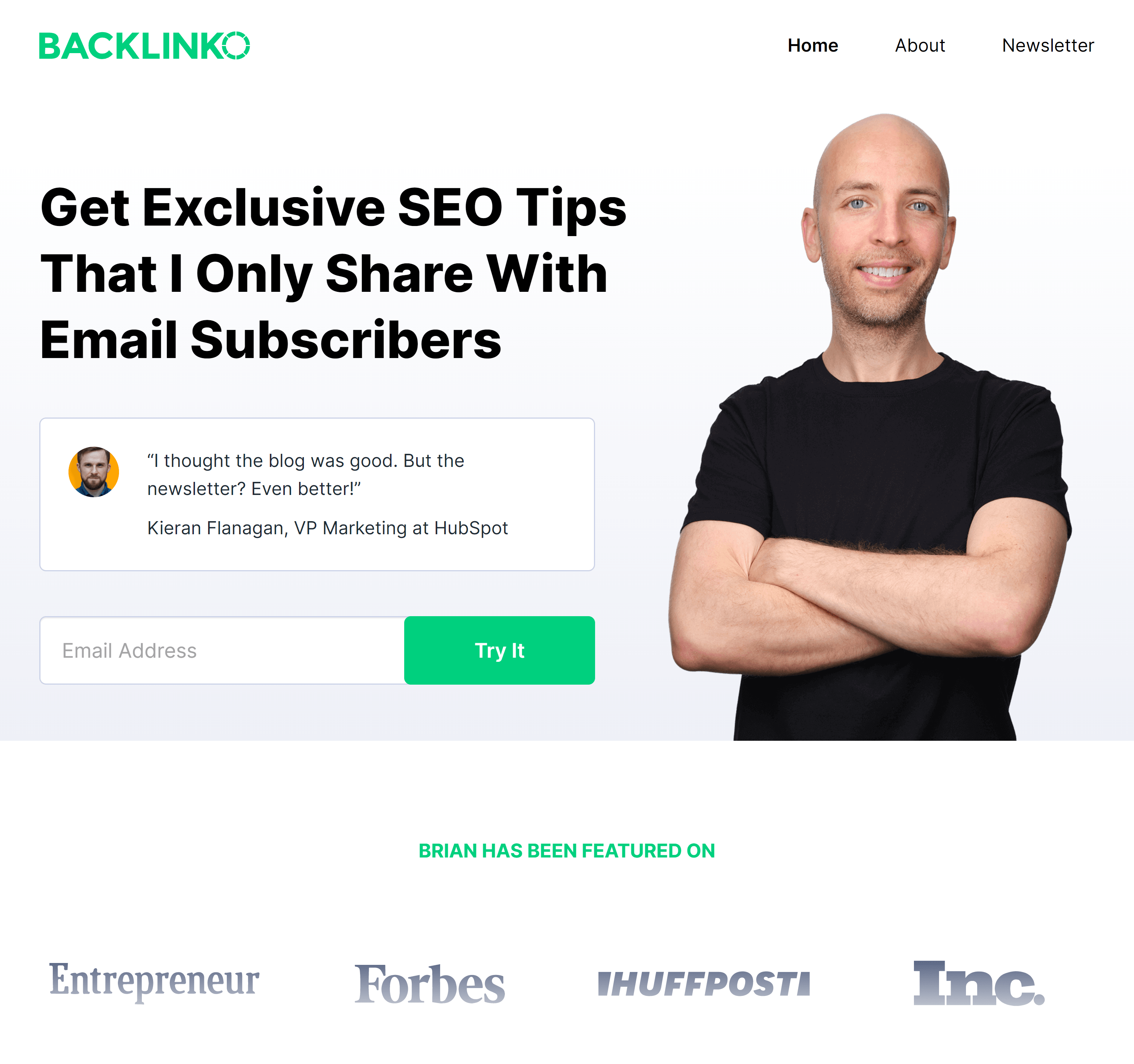 Backlinko homepage