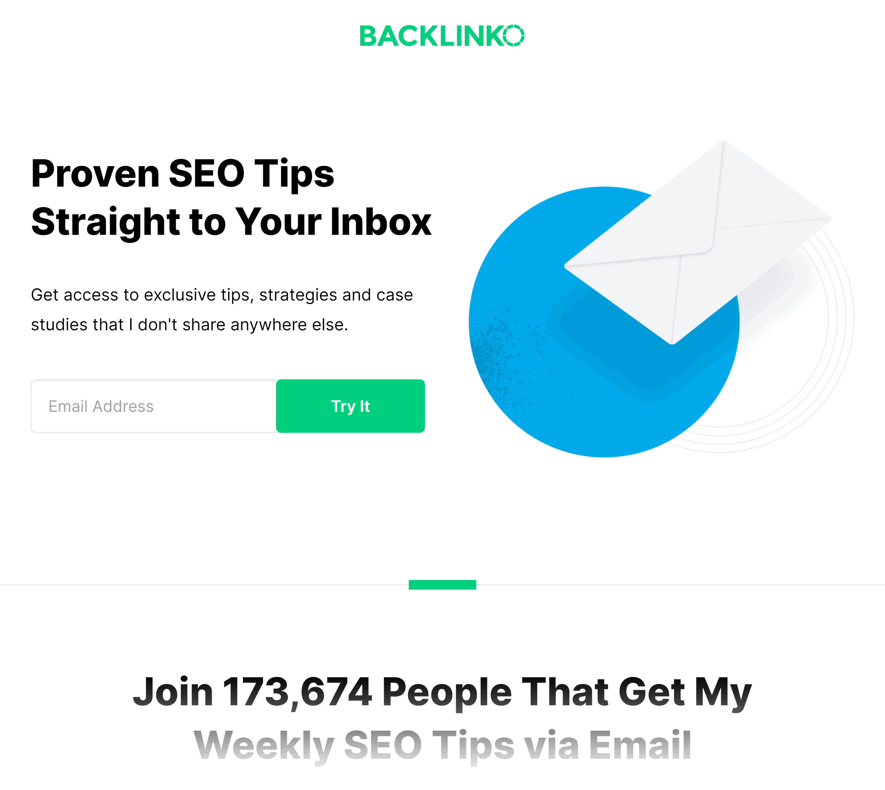 Backlinko – Newsletter