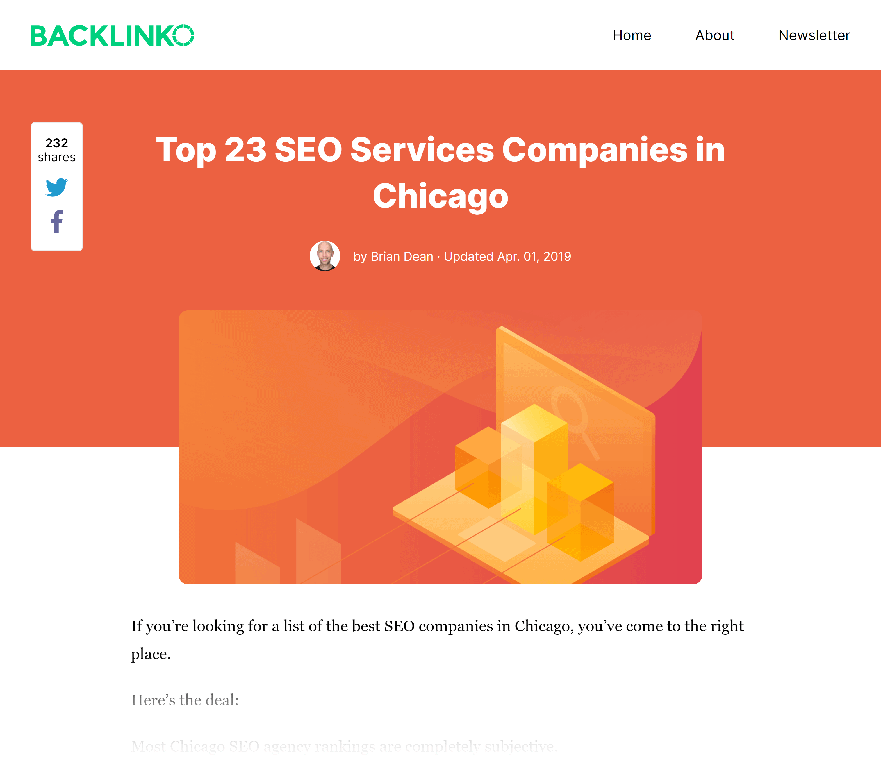 Backlinko – SEO companies Chicago