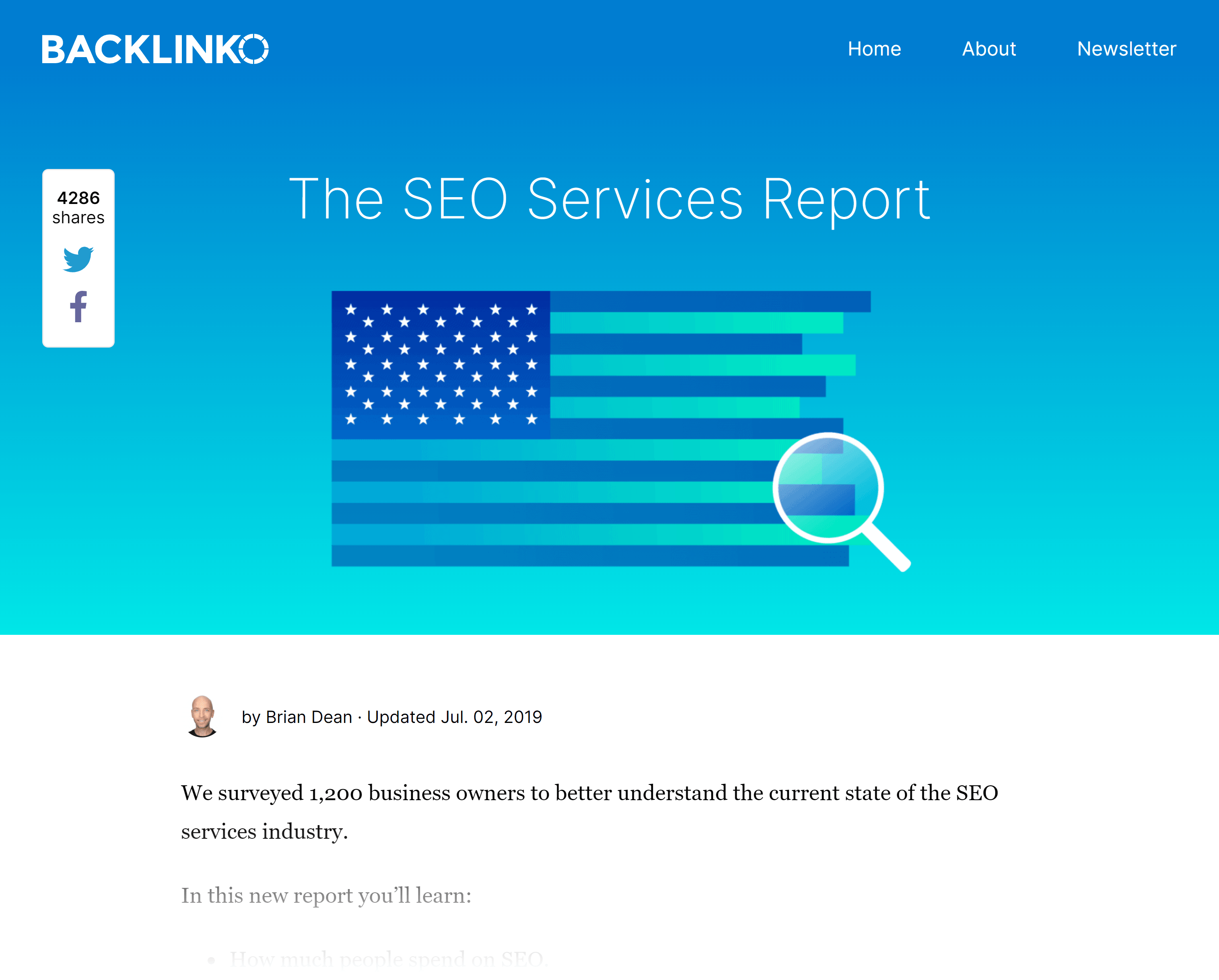 Backlinko – SEO services statistics