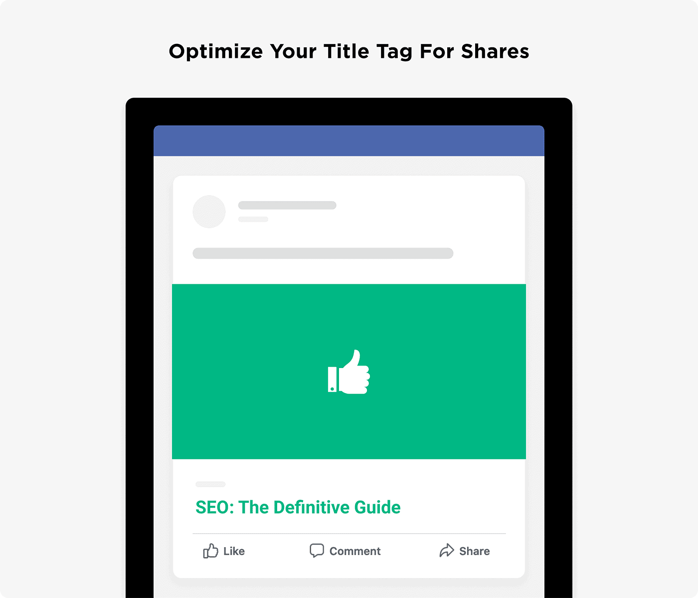 Optimize your title tag for shares