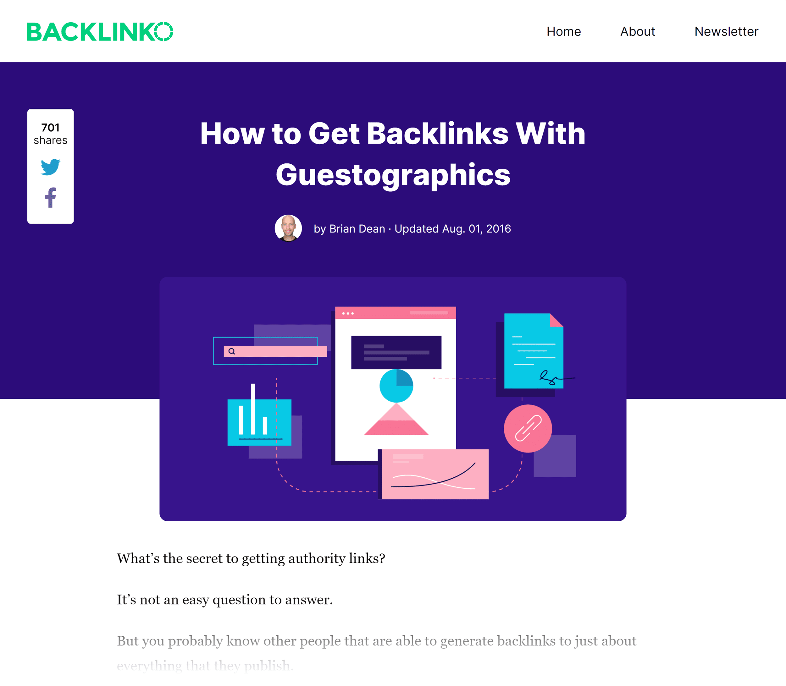 Backlinko – How To Get Backlinks