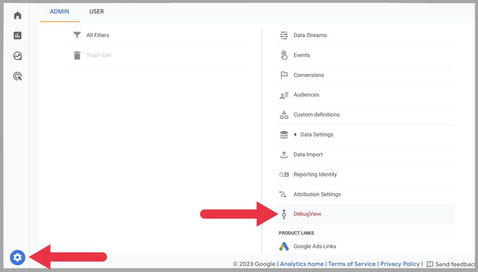 Enable Debug connected  Admin panel