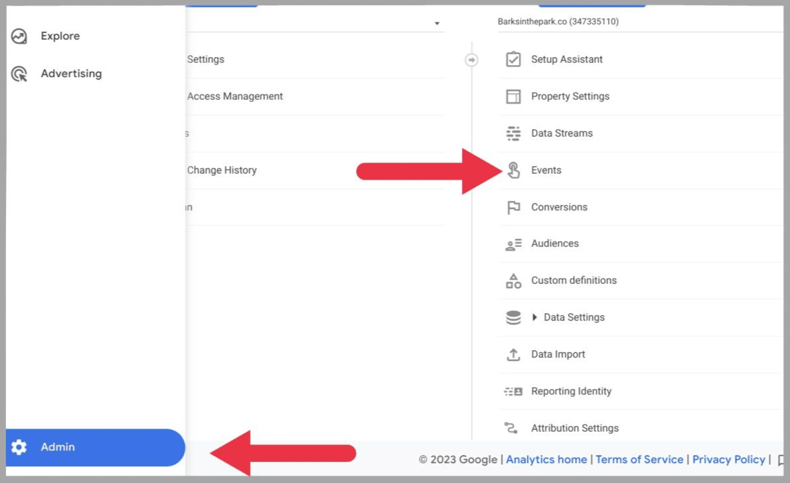 Conversion array  accessible from Admin