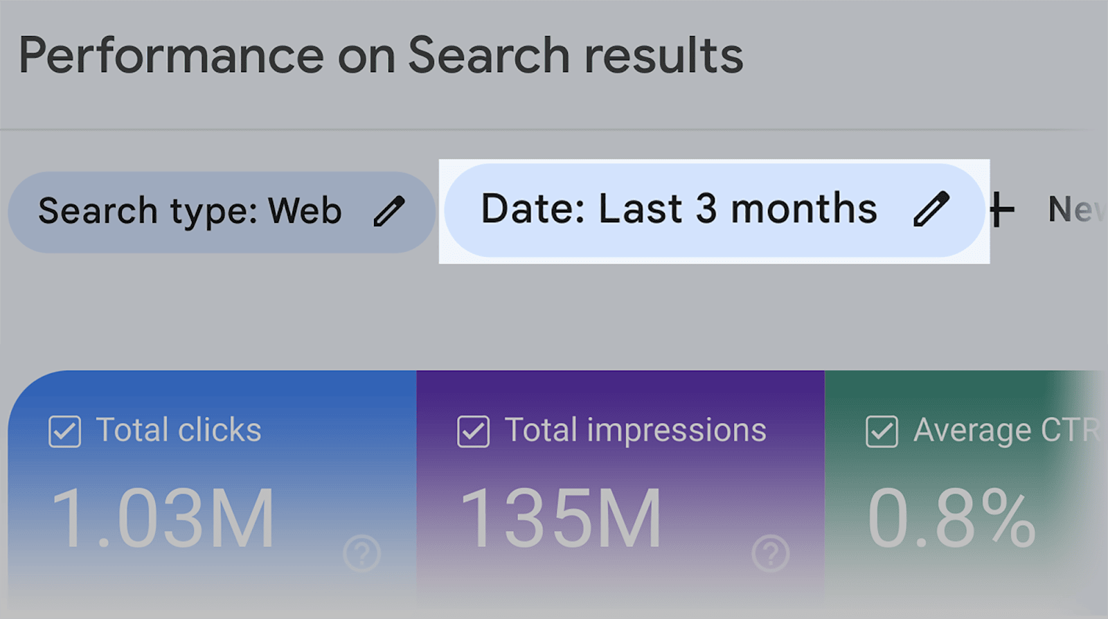 Change dates connected  GSC foe clarity