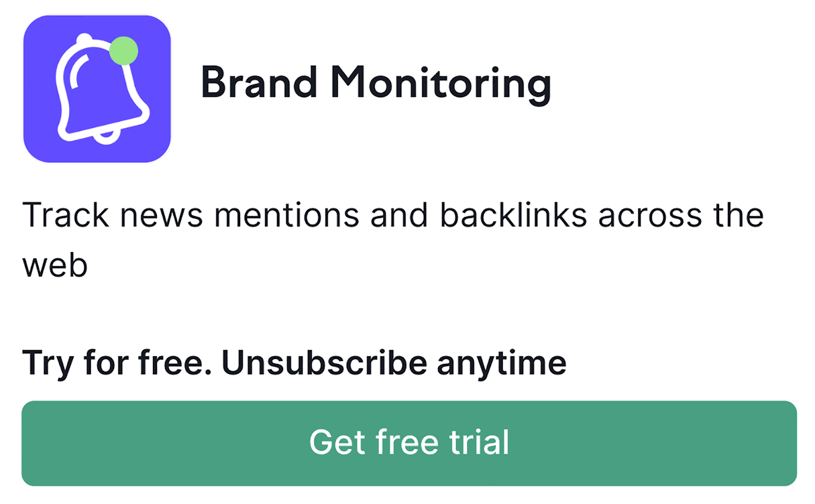 Monitor your marque  mentions