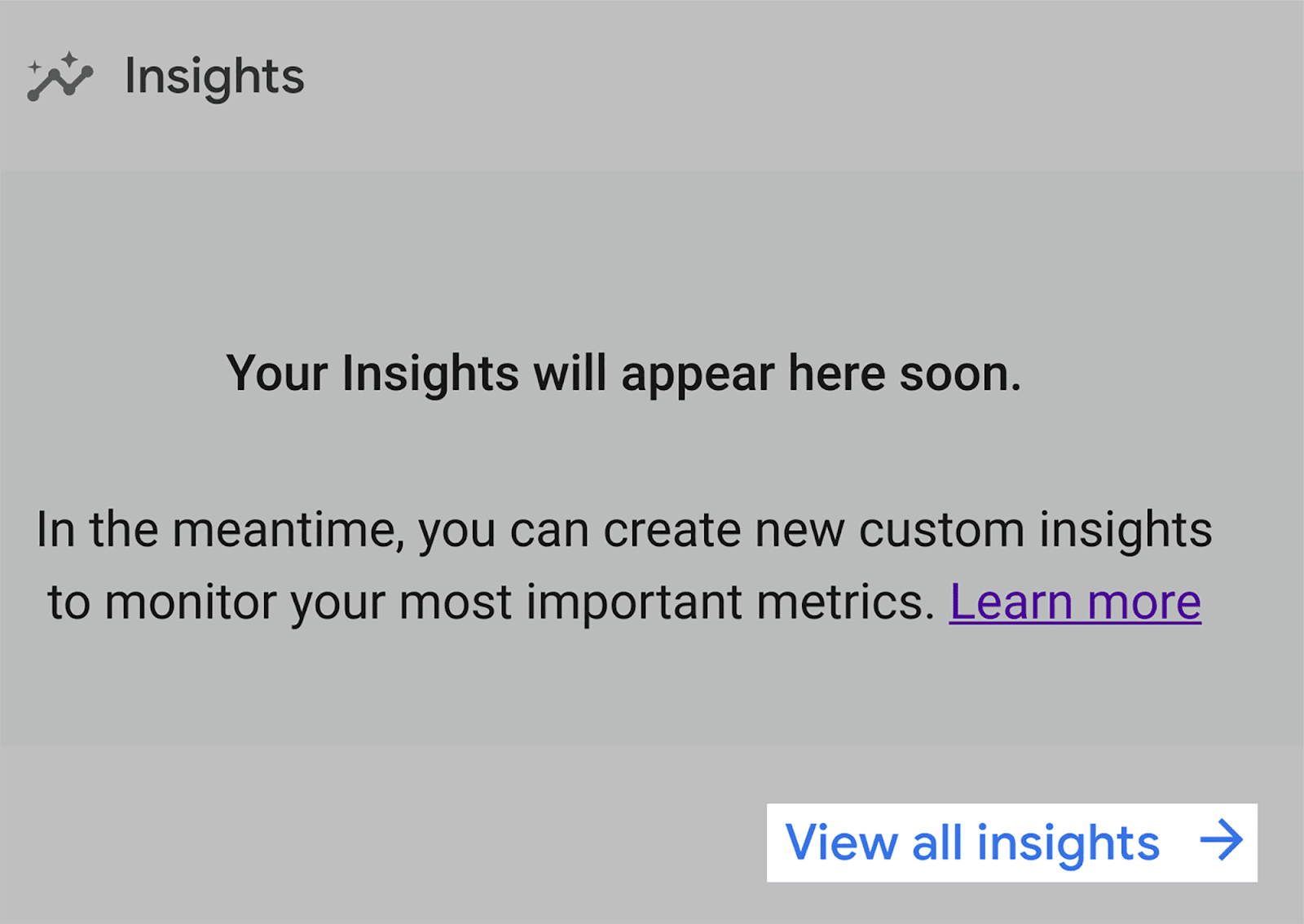 View each  insights