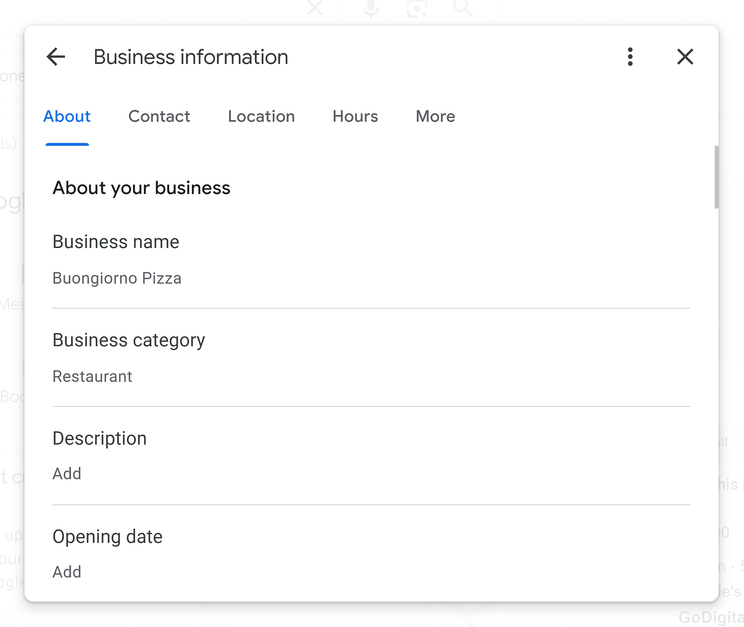 تحرير ملف تعريف Google Business