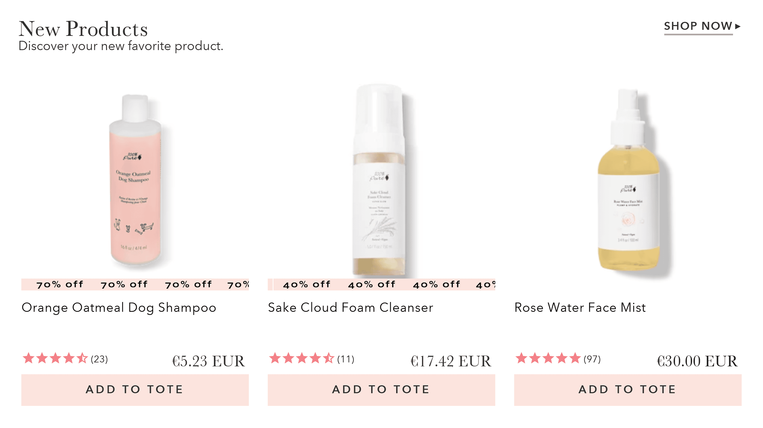 100% PURE – New products 100% PURE – New products