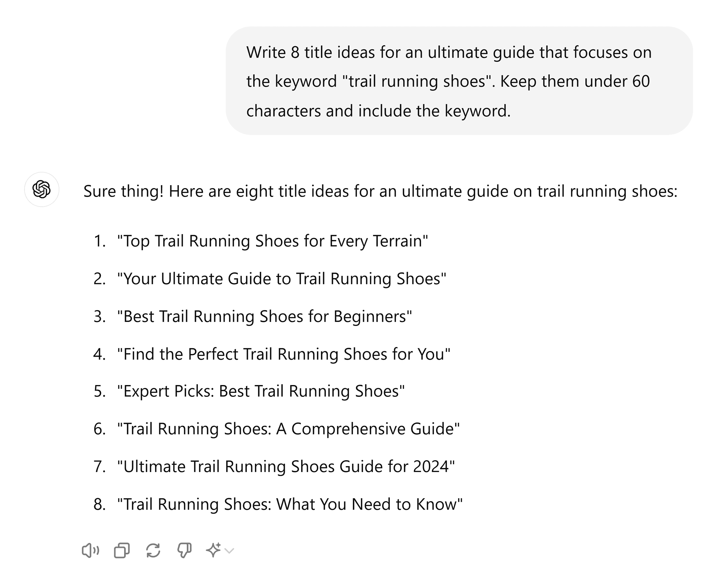 ChatGPT – Title ideas ChatGPT – Title ideas