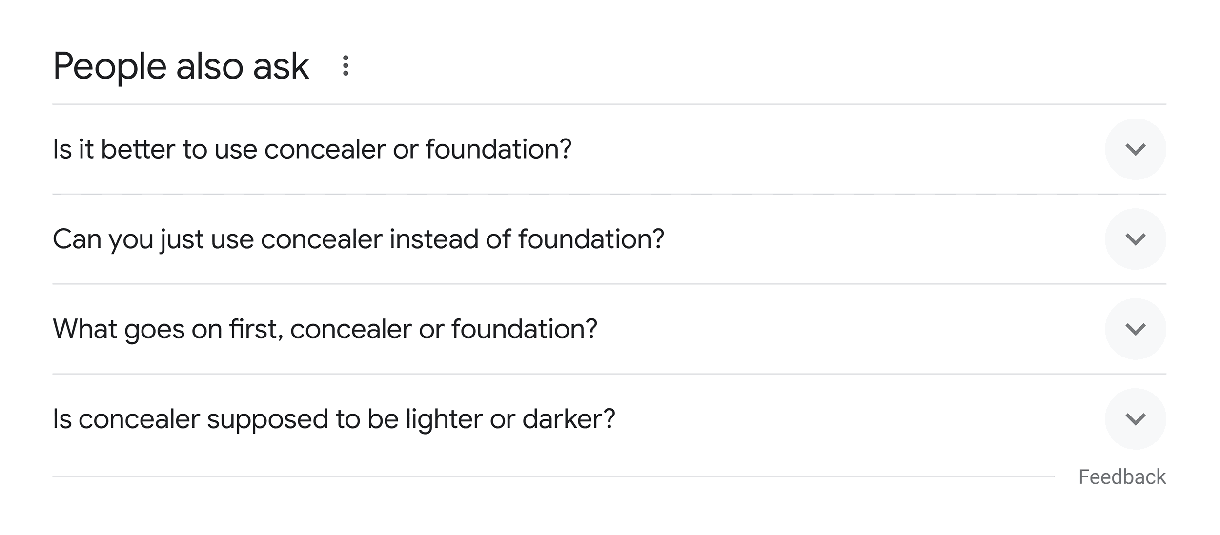 Google SERP – People also ask Google SERP – People also ask