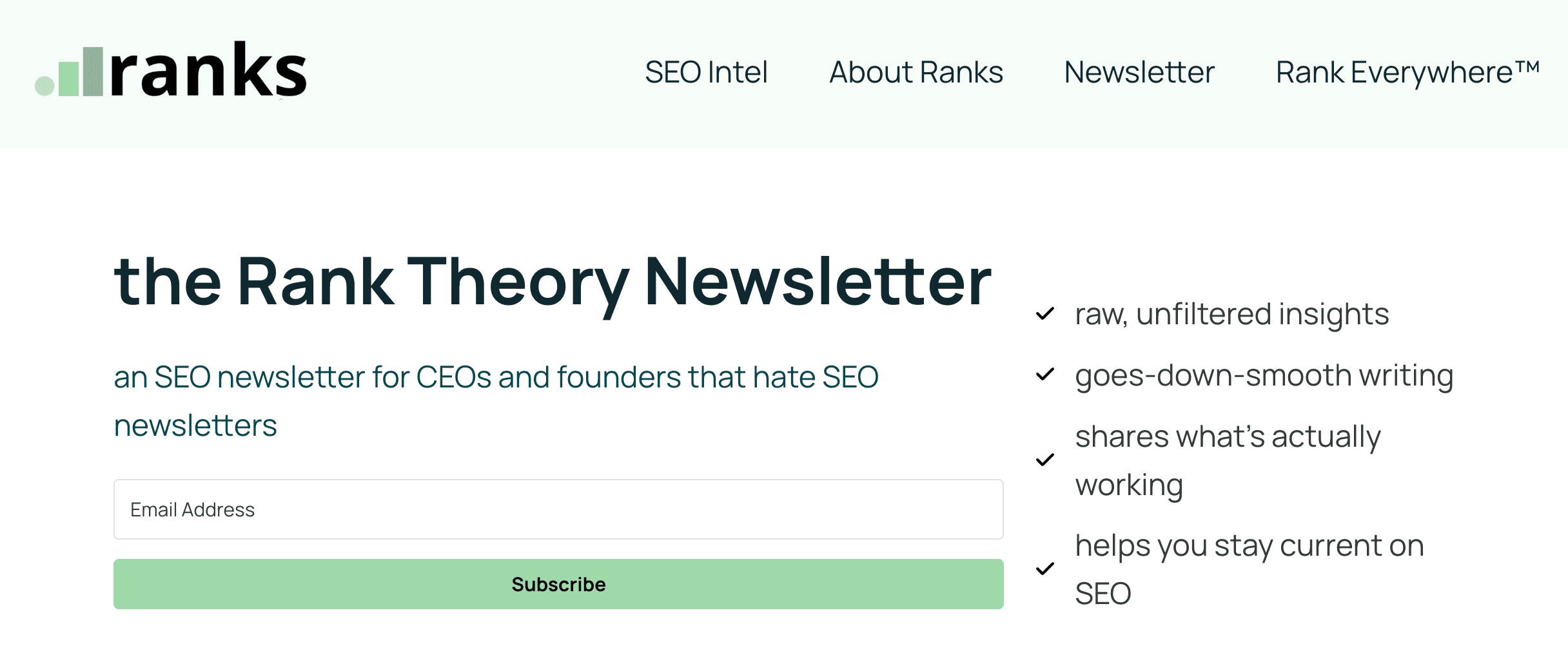 RankTheory newsletter RankTheory newsletter
