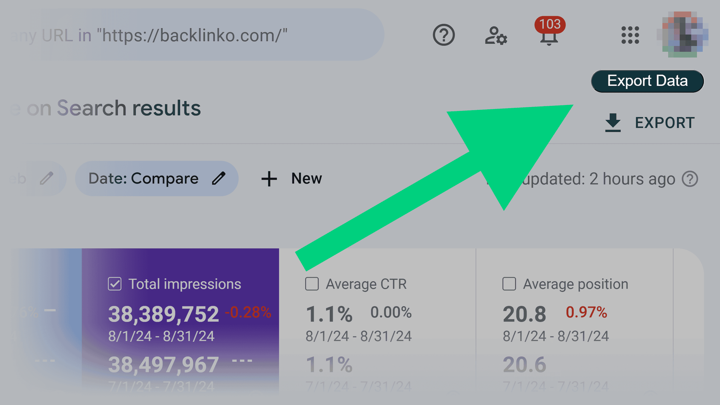 GSC Enhanced Analytics – Export data