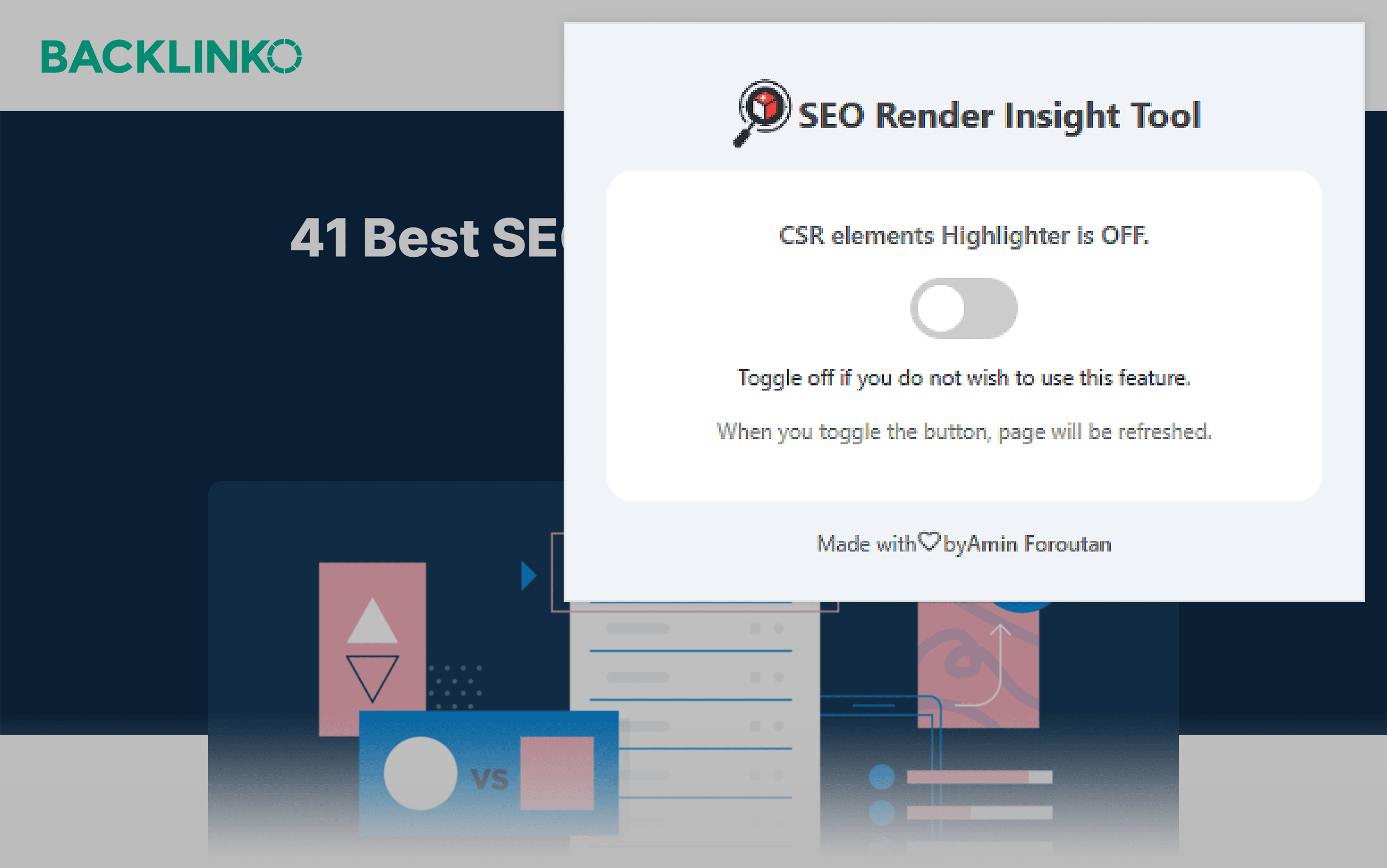 SEO Render Insight – CRS Highlighter