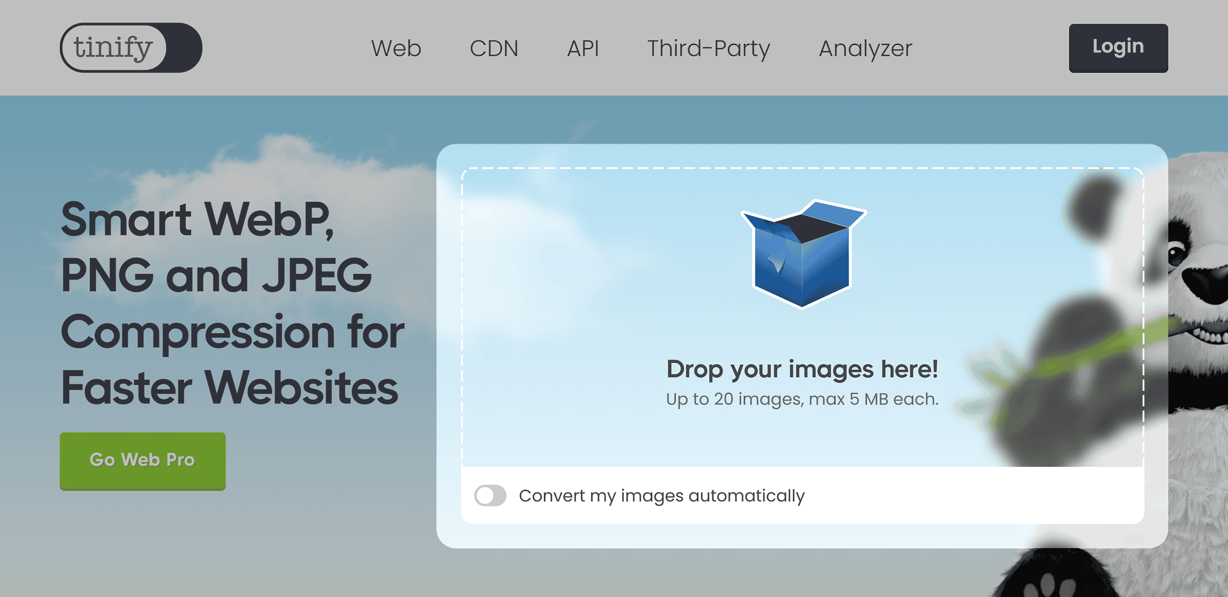 TinyPNG – Homepage