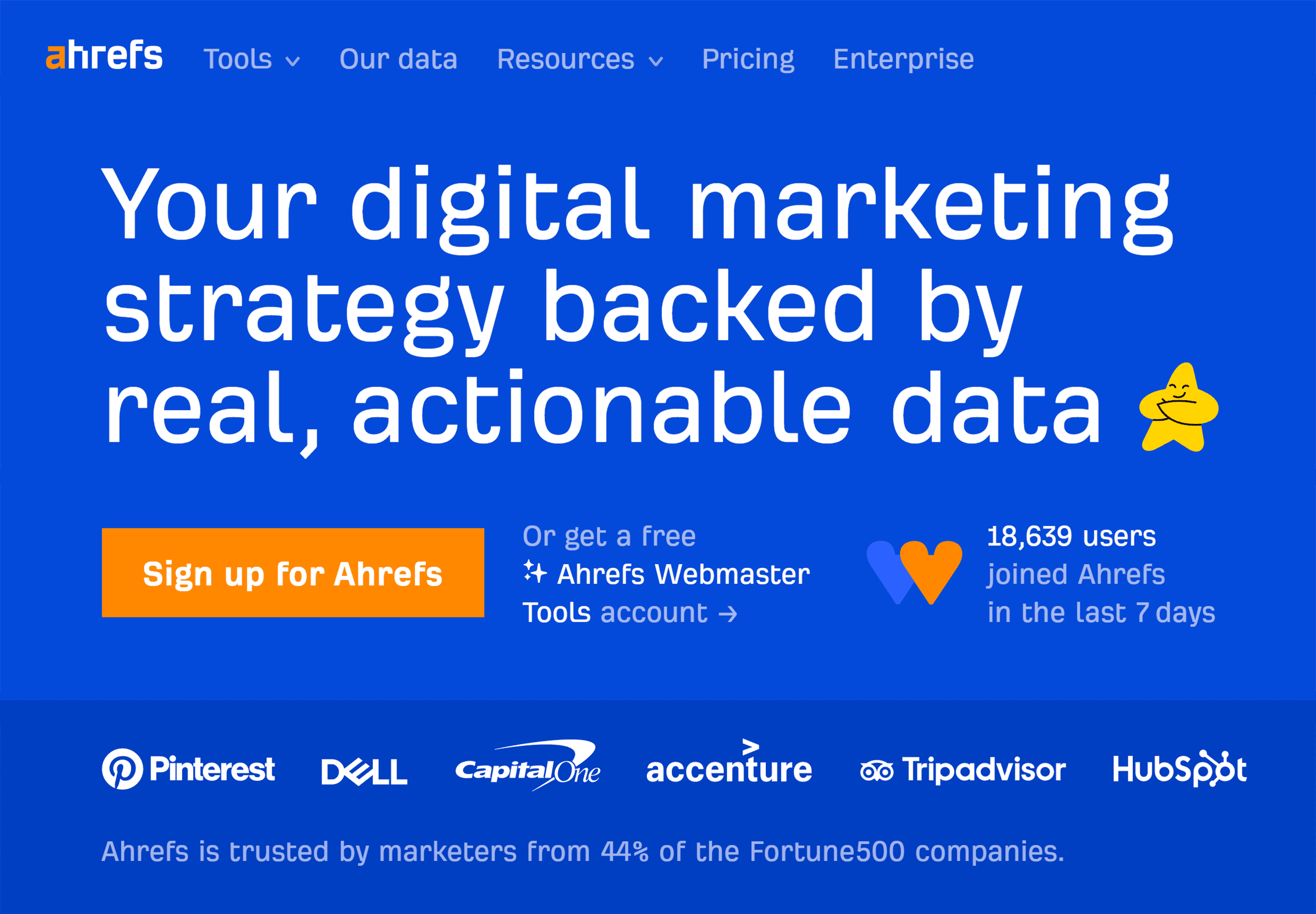 Ahrefs – Homepage