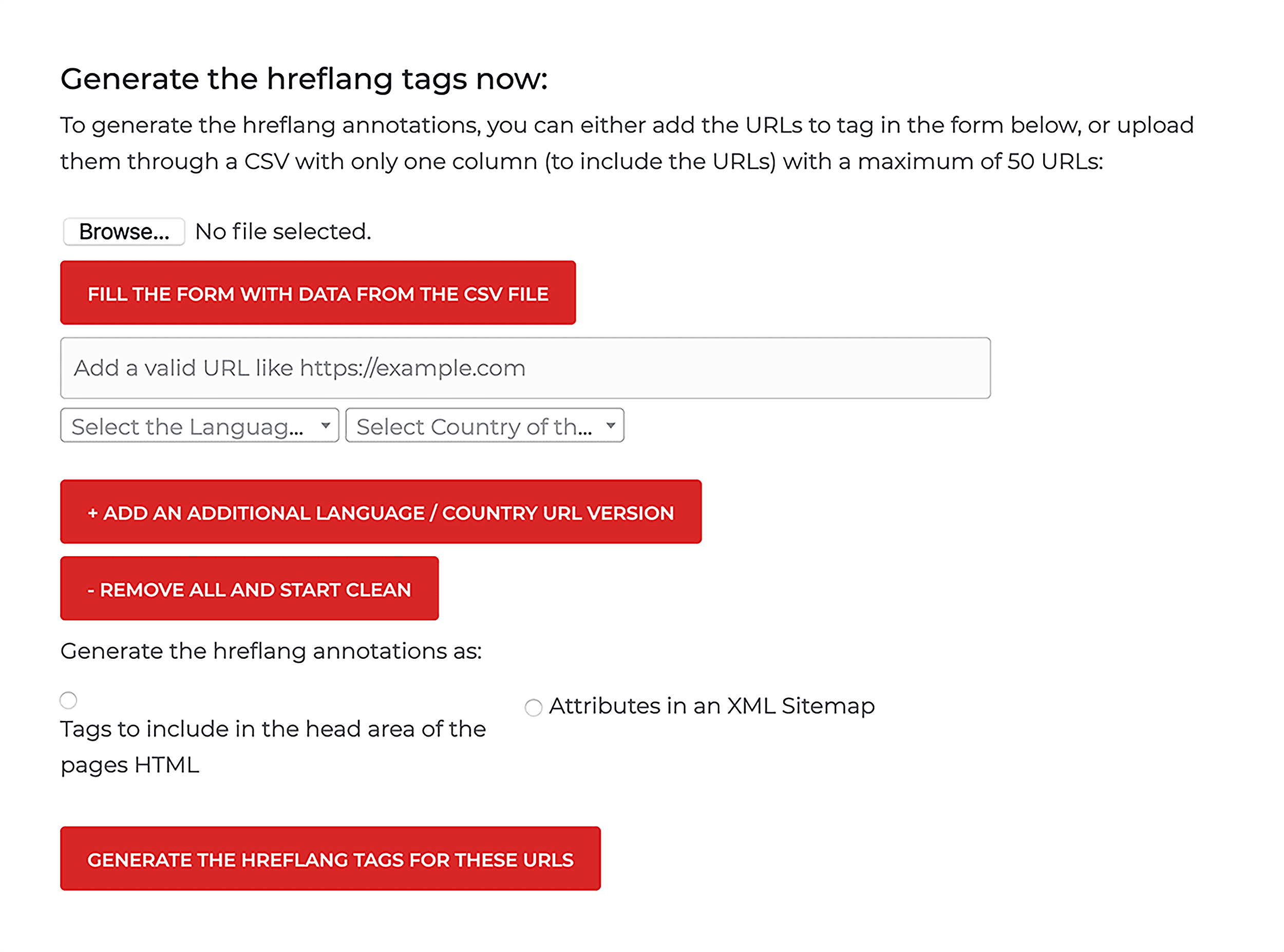 Aleyda Solis – Hreflang generator instructions