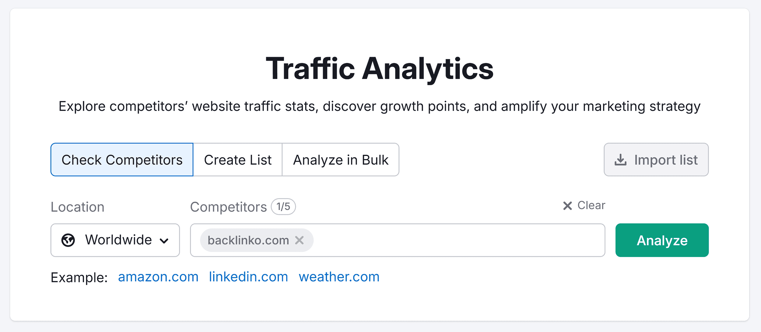 Traffic Analytics – Search – Backlinko