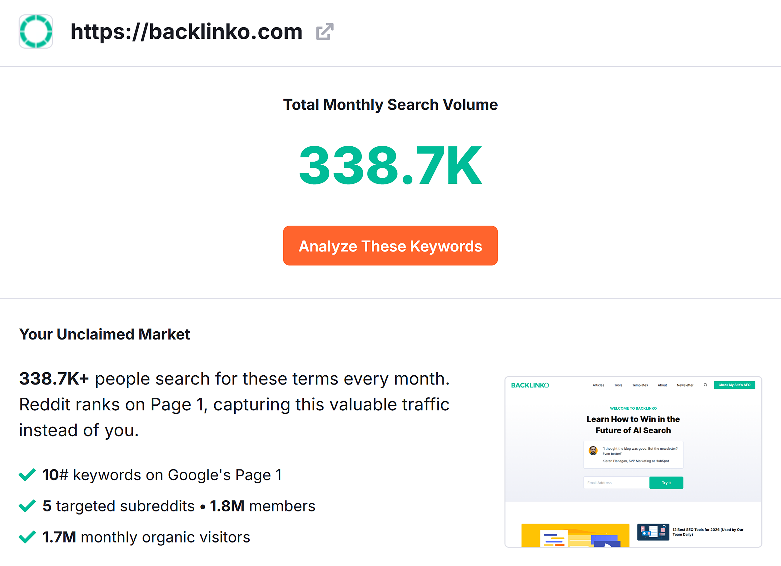 Reddit Opportunity Report