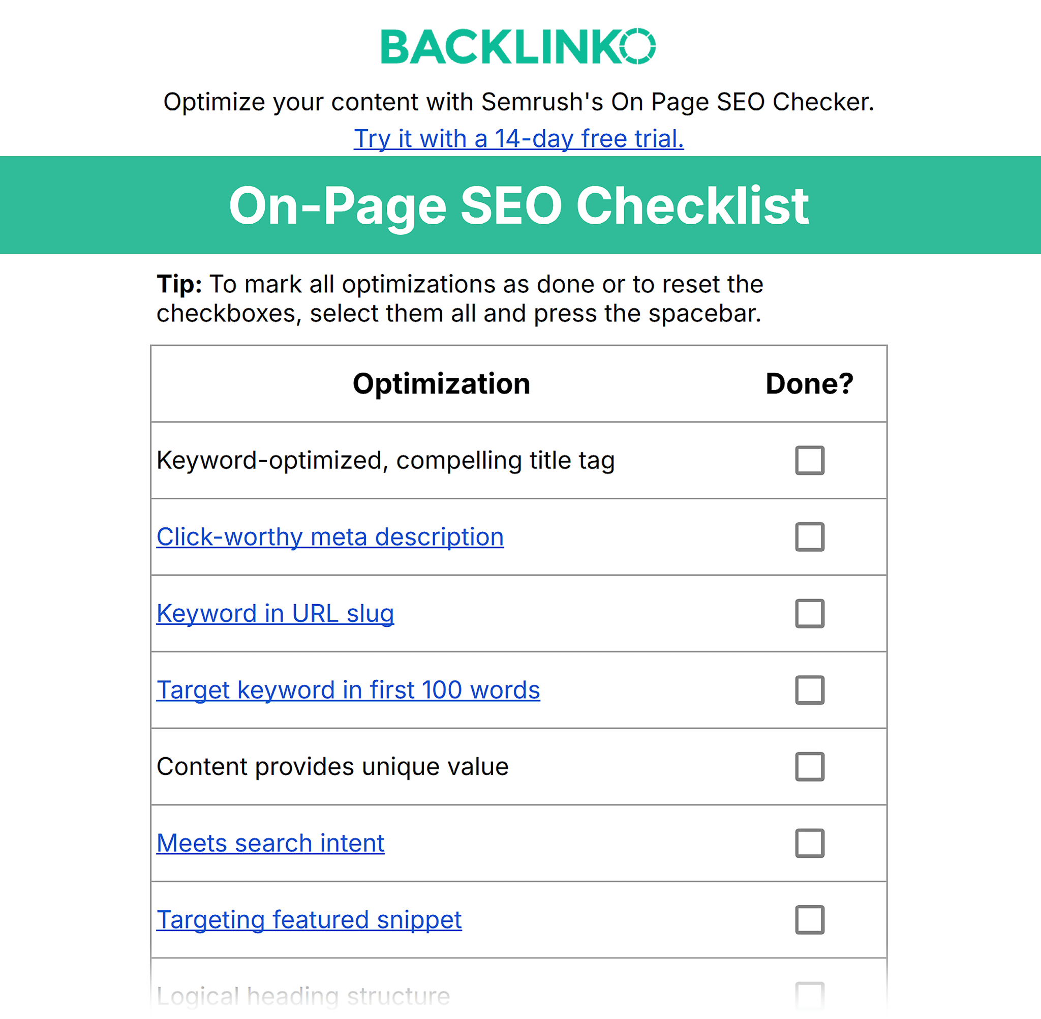 On-Page SEO: The Definitive Guide + FREE Template (2025)