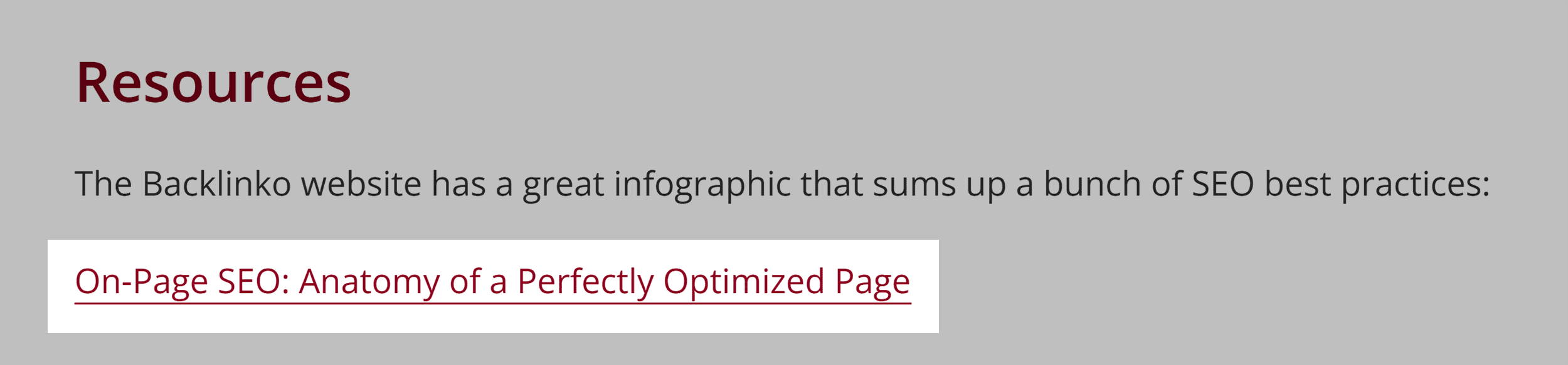 Backlink Analytics – Backlinko On Page SEO – edu Backlink