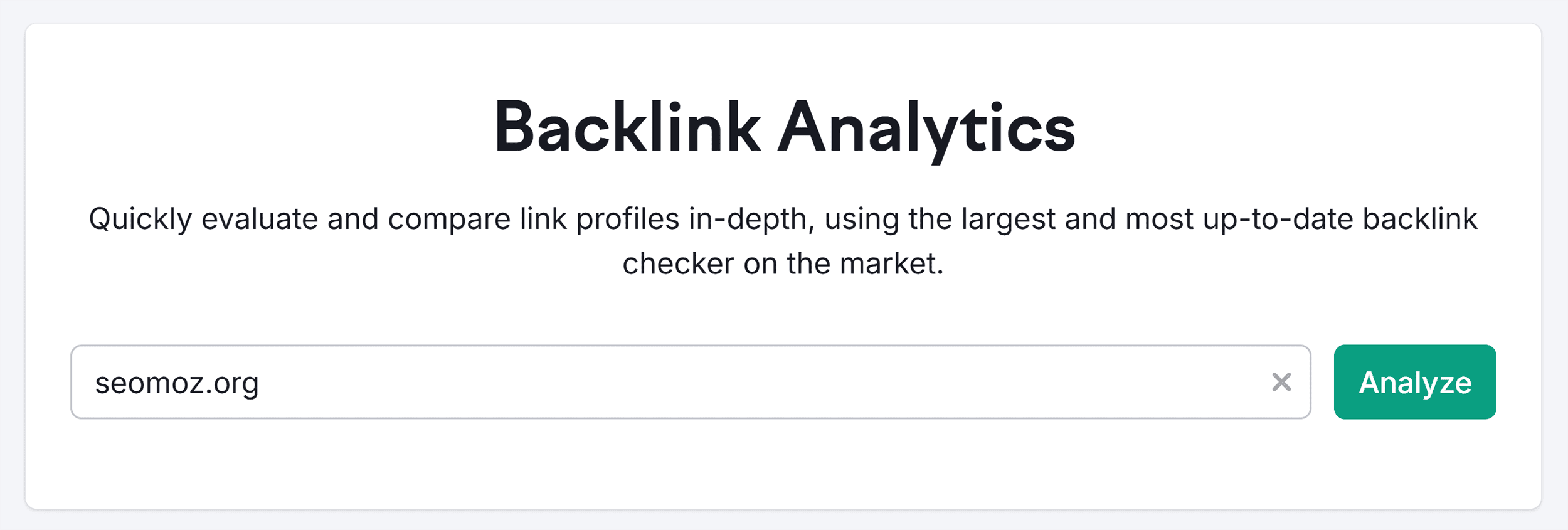 Backlink Analytics – Search – SEOMoz