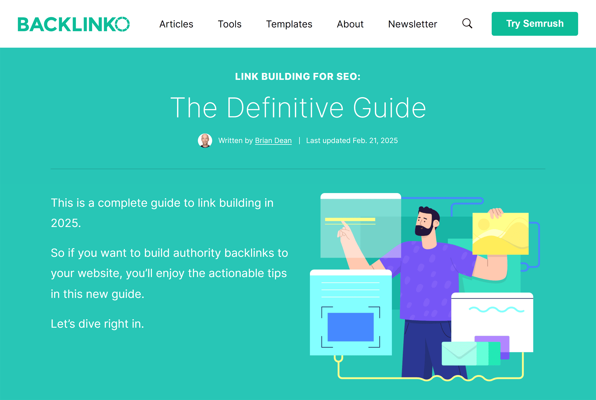 Backlinko – Link Building Definitive Guide