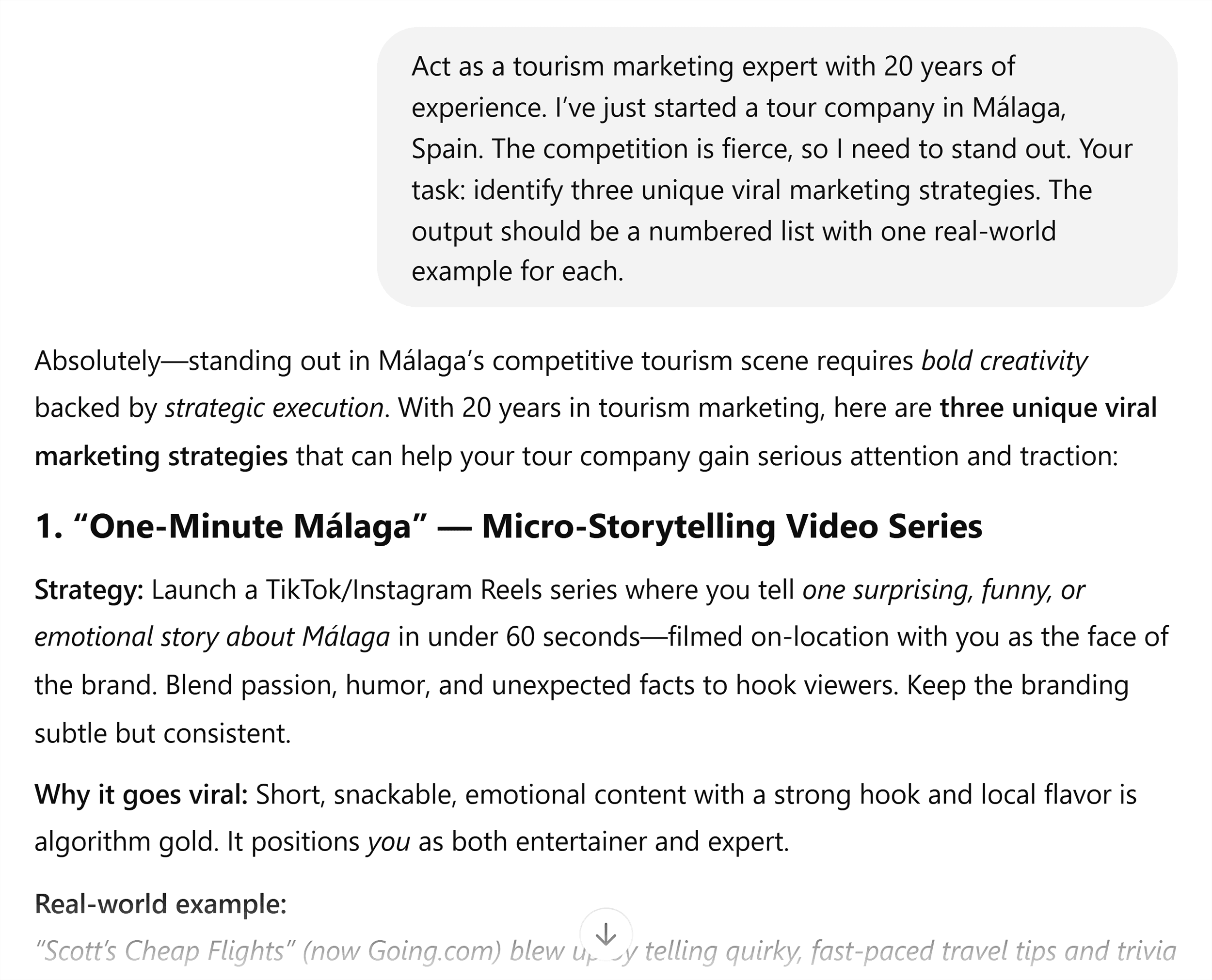 ChatGPT – Prompt – Marketing expert strategies ChatGPT – Prompt – Marketing expert strategies
