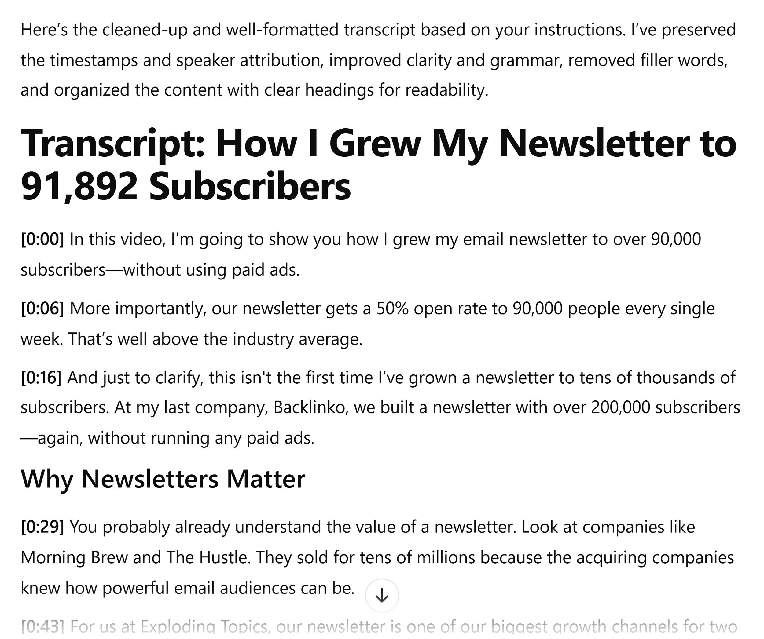 ChatGPT – Transcript edited ChatGPT – Transcript edited