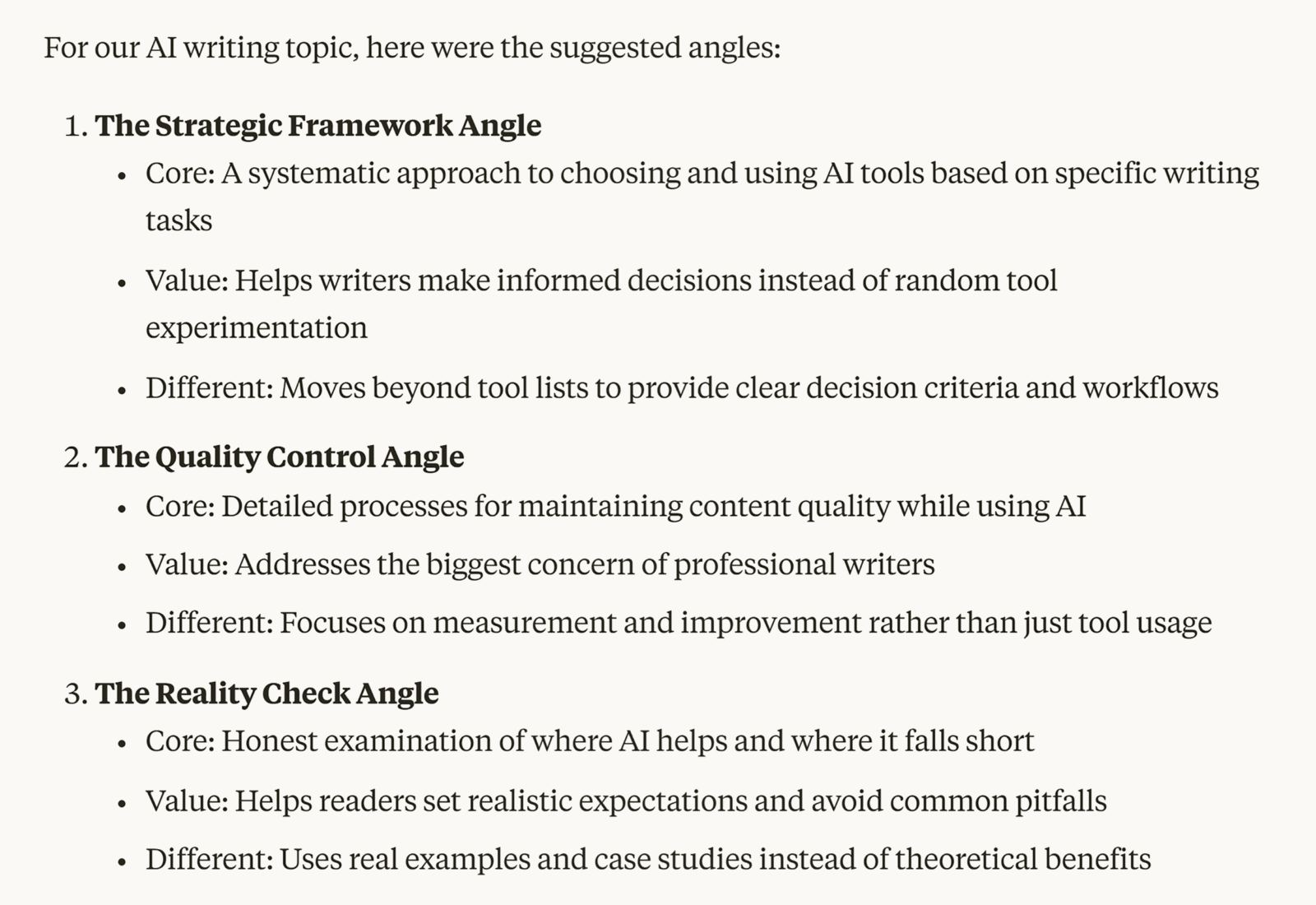 Topic Design Angle How to Use AI for Writing Exceptional Content (7 Best Practices)