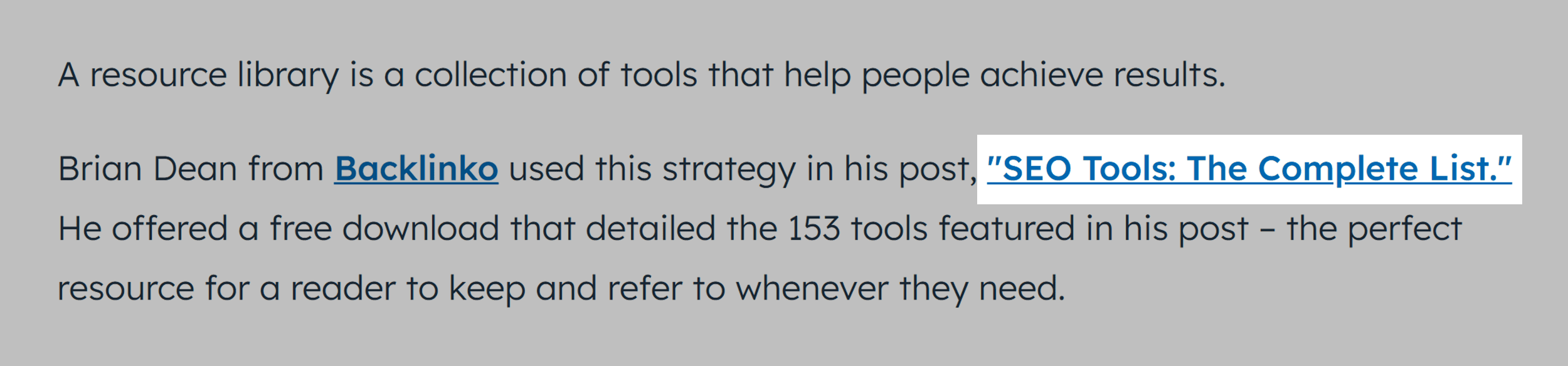 HubSpot – Backlinko SEO Tools – Backlink
