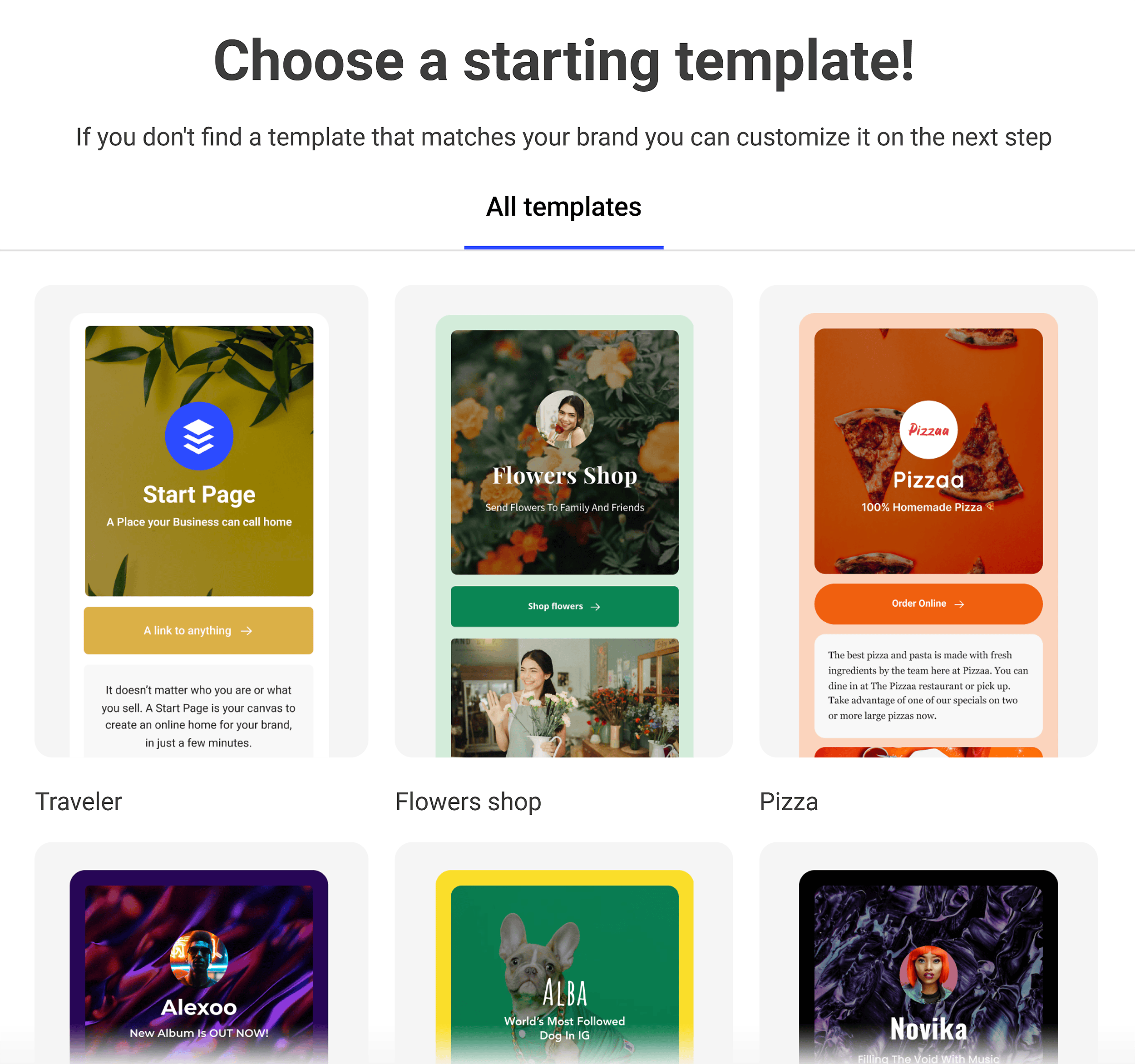 Buffer – Choose a starting template Buffer – Choose a starting template