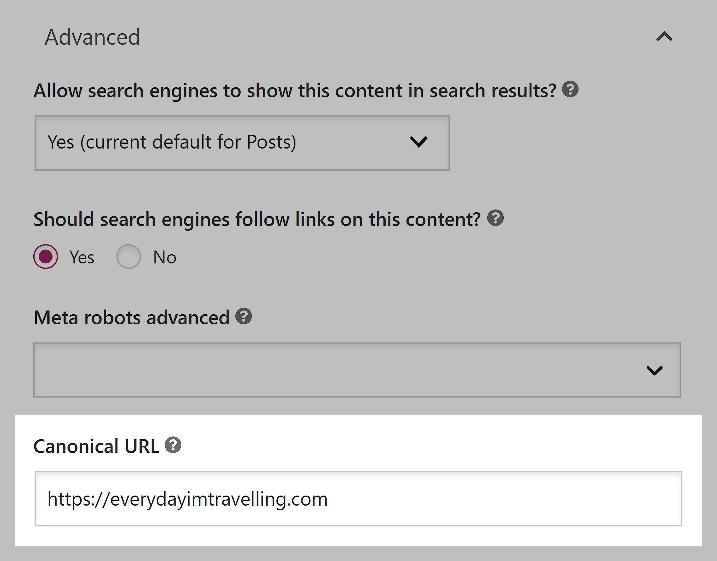 Changing canonical URL in Yoast Changing canonical URL in Yoast