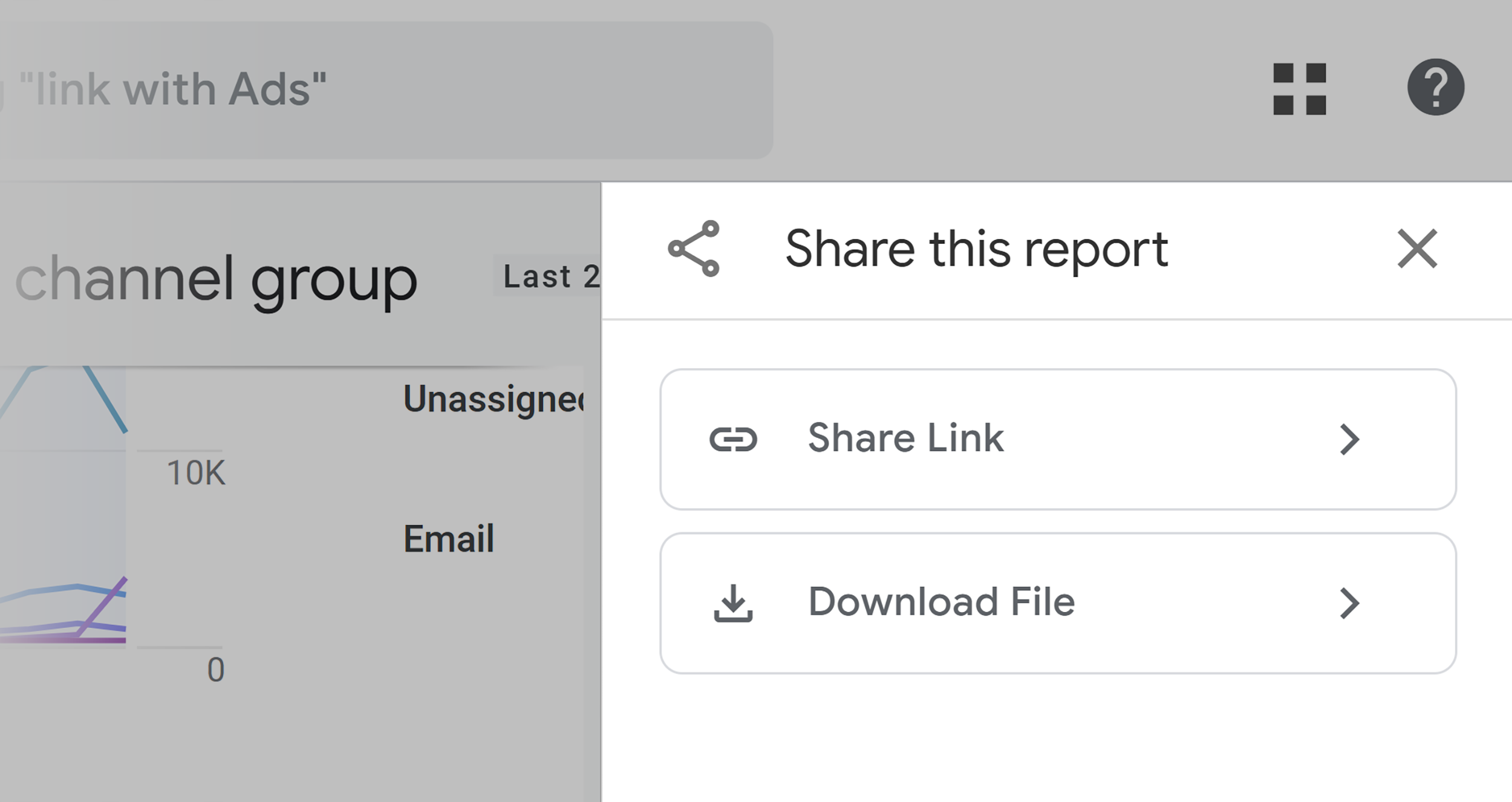 GA – Share Report GA – Share Report
