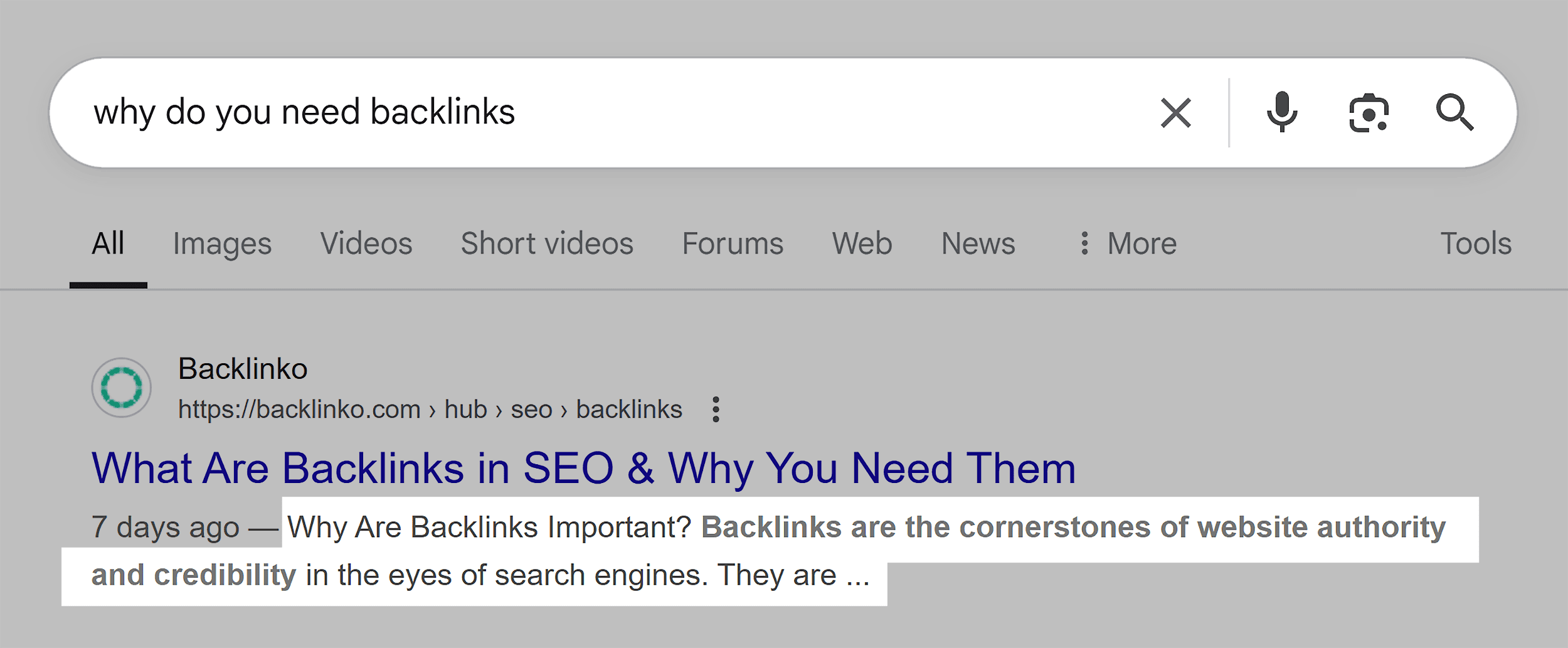 Google chose description for different search query Google chose description for different search query