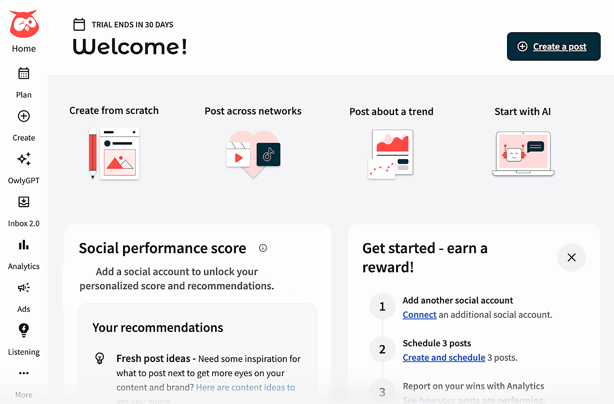 Hootsuite – Dashboard Hootsuite – Dashboard