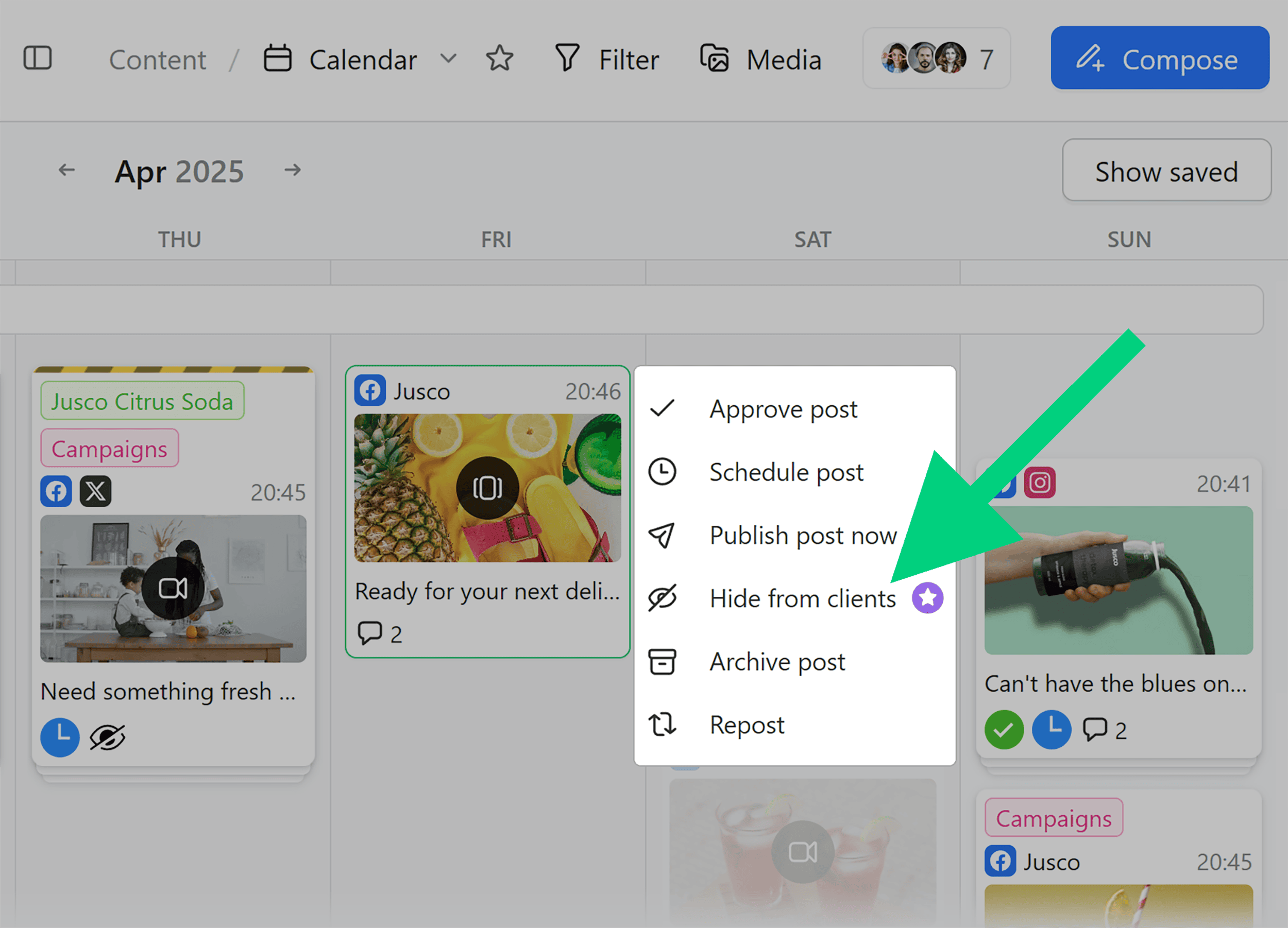 Planable – Hide from clients Planable – Hide from clients