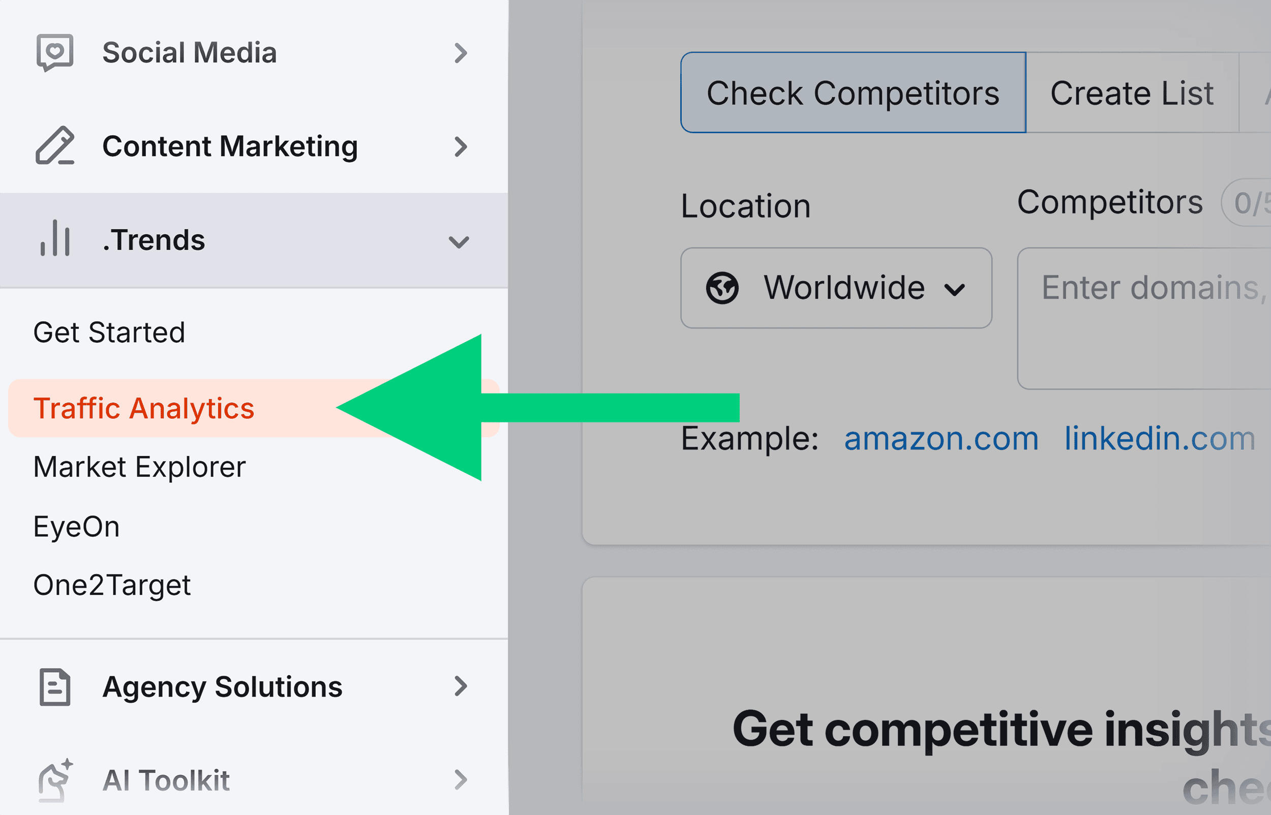 Semrush – Traffic Analytics Semrush – Traffic Analytics