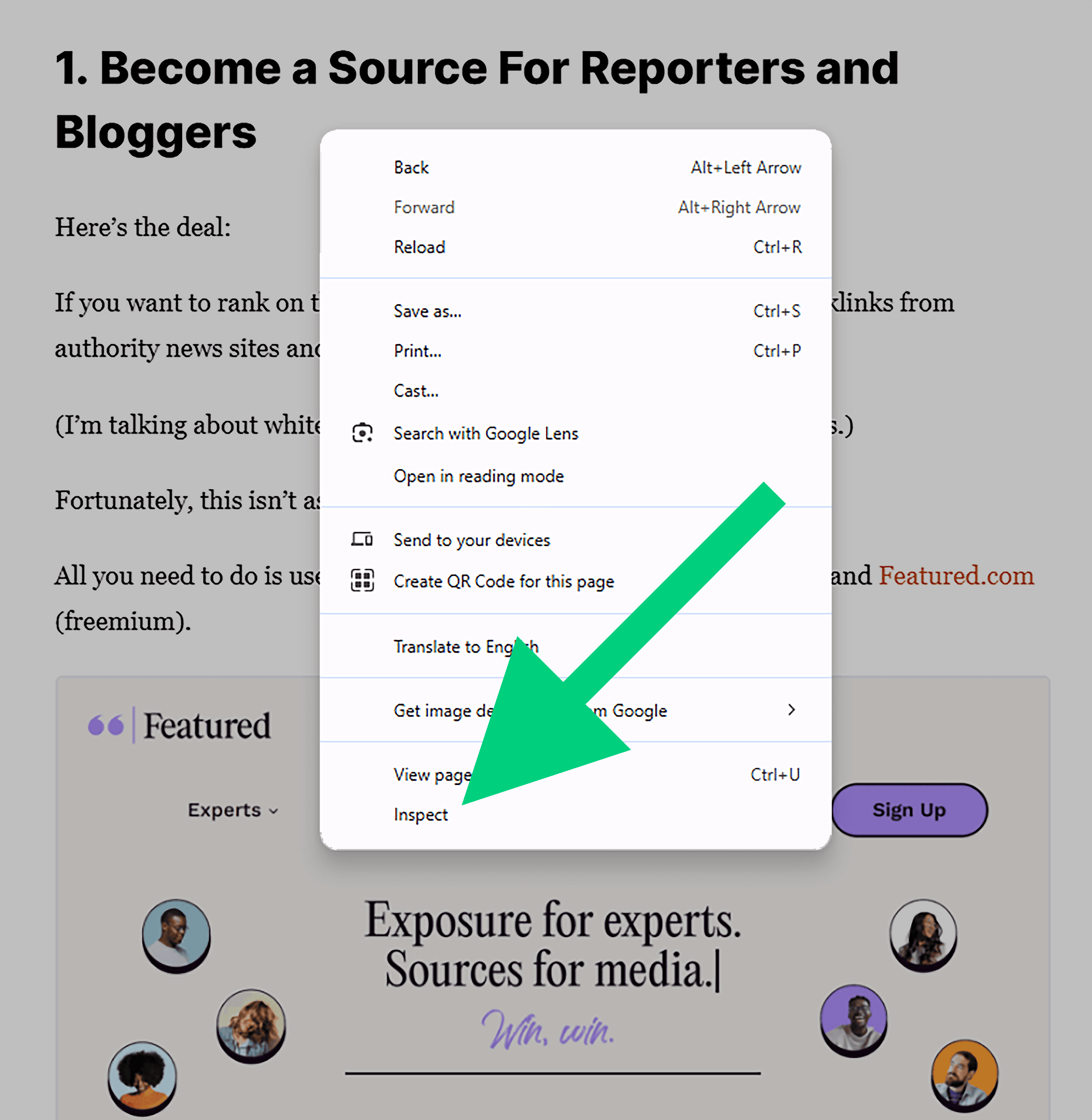 The Inspect Tool The Inspect Tool