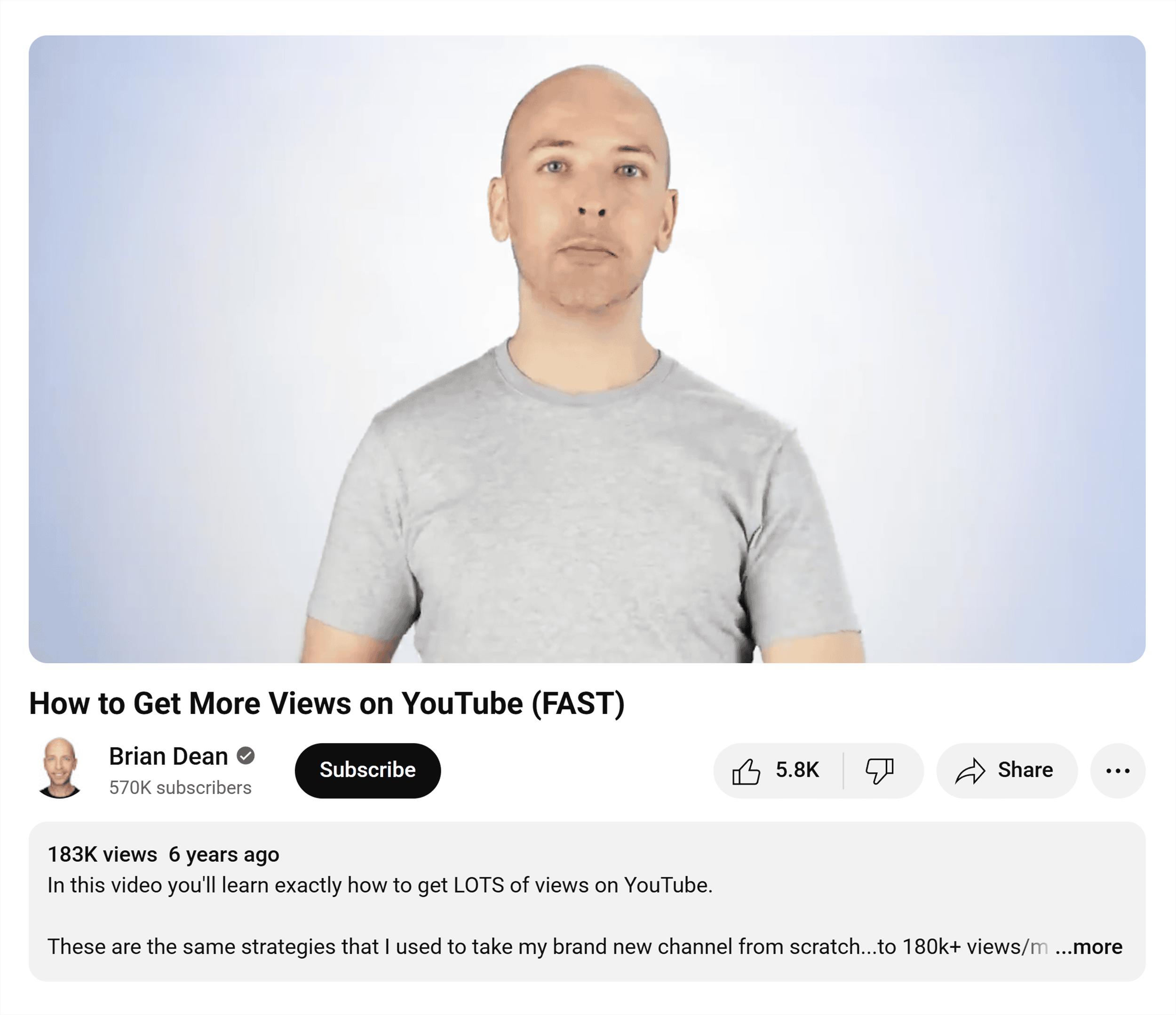 YouTube – Brian Dean – How to Get More Views YouTube – Brian Dean – How to Get More Views