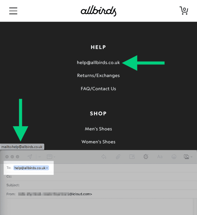CODE FOR EMAIL LINK visual data 3