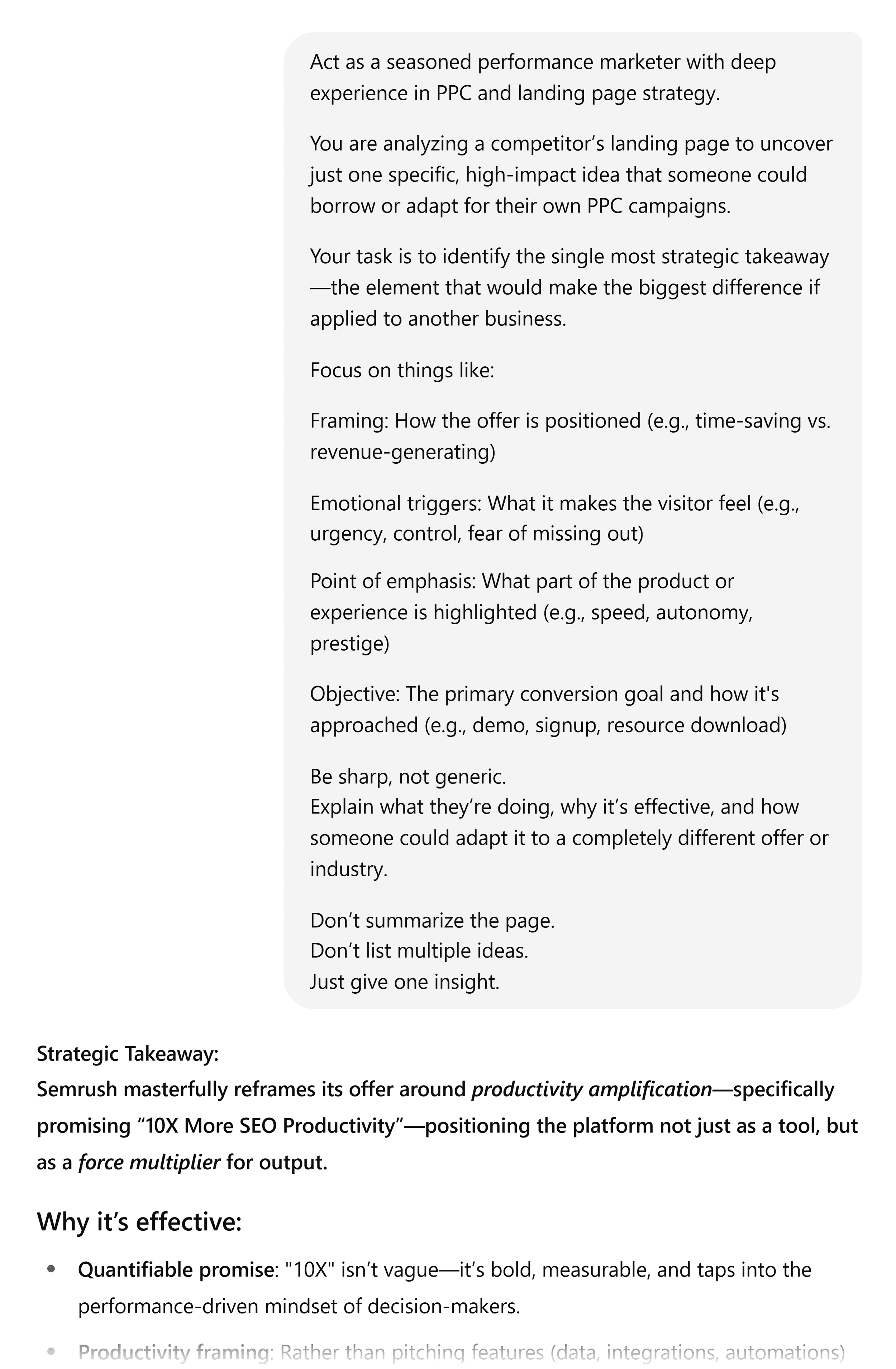 ChatGPT – Marketer prompt ChatGPT – Marketer prompt