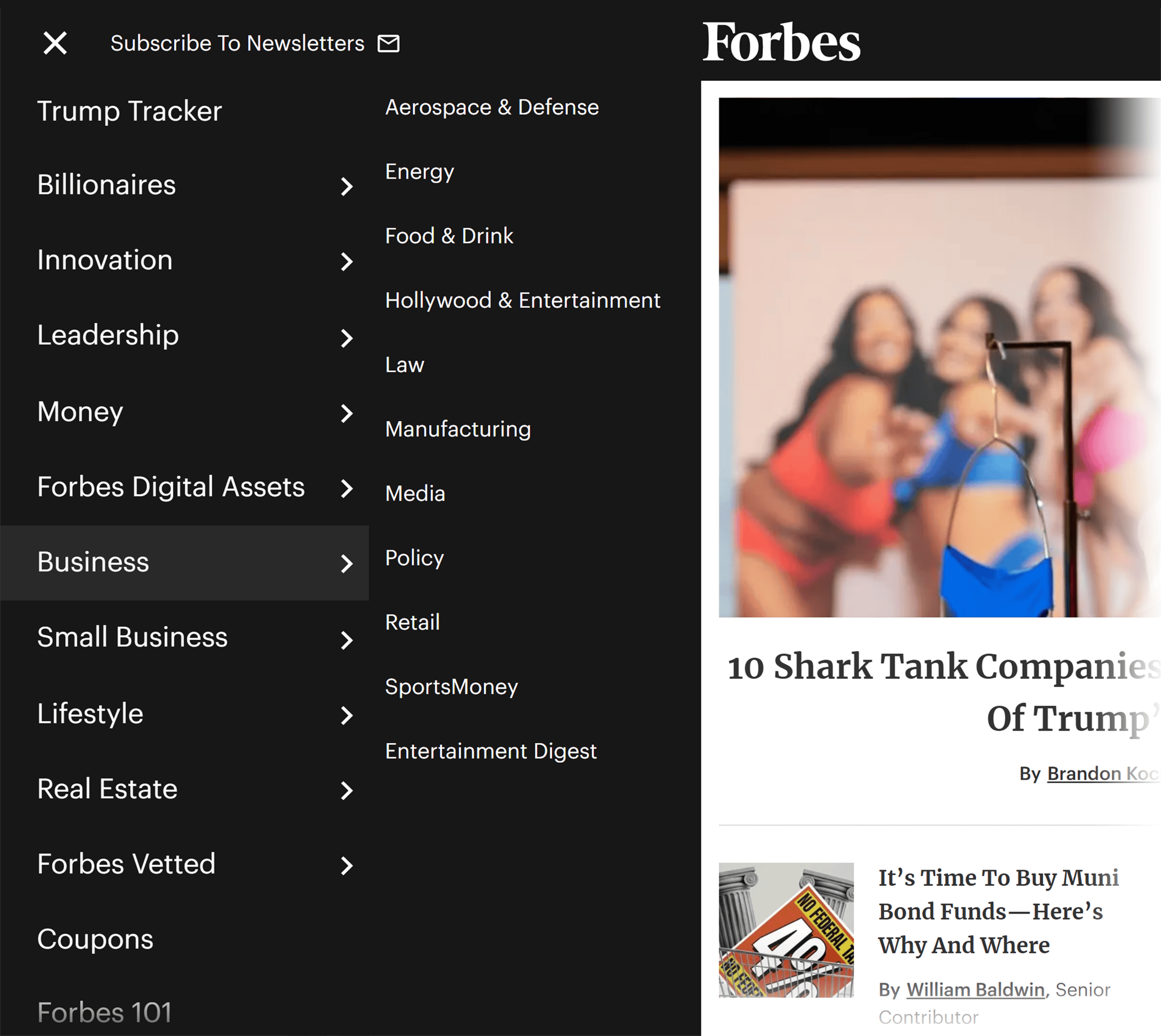 Forbes – Navigation menu Forbes – Navigation menu