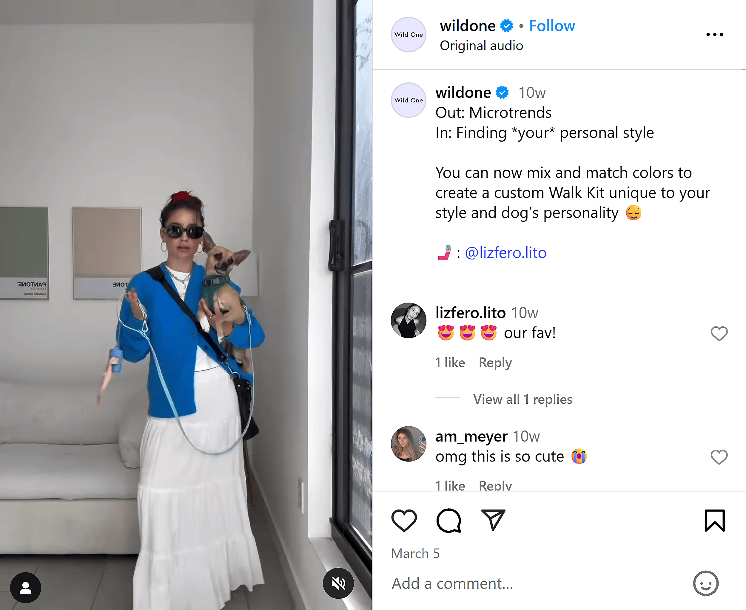 Instagram – WildOne – UGC Instagram – WildOne – UGC