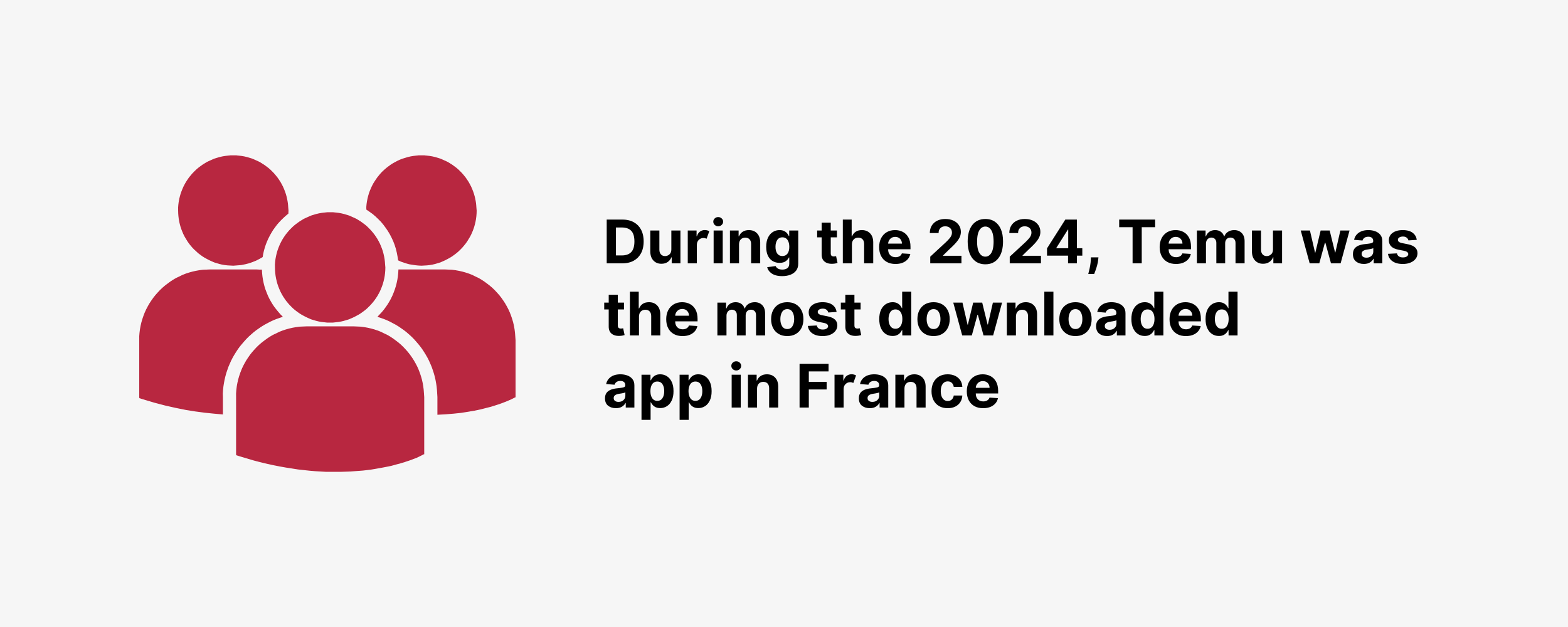 During the 2024, Temu was the most downloaded app in France During the 2024, Temu was the most downloaded app in France