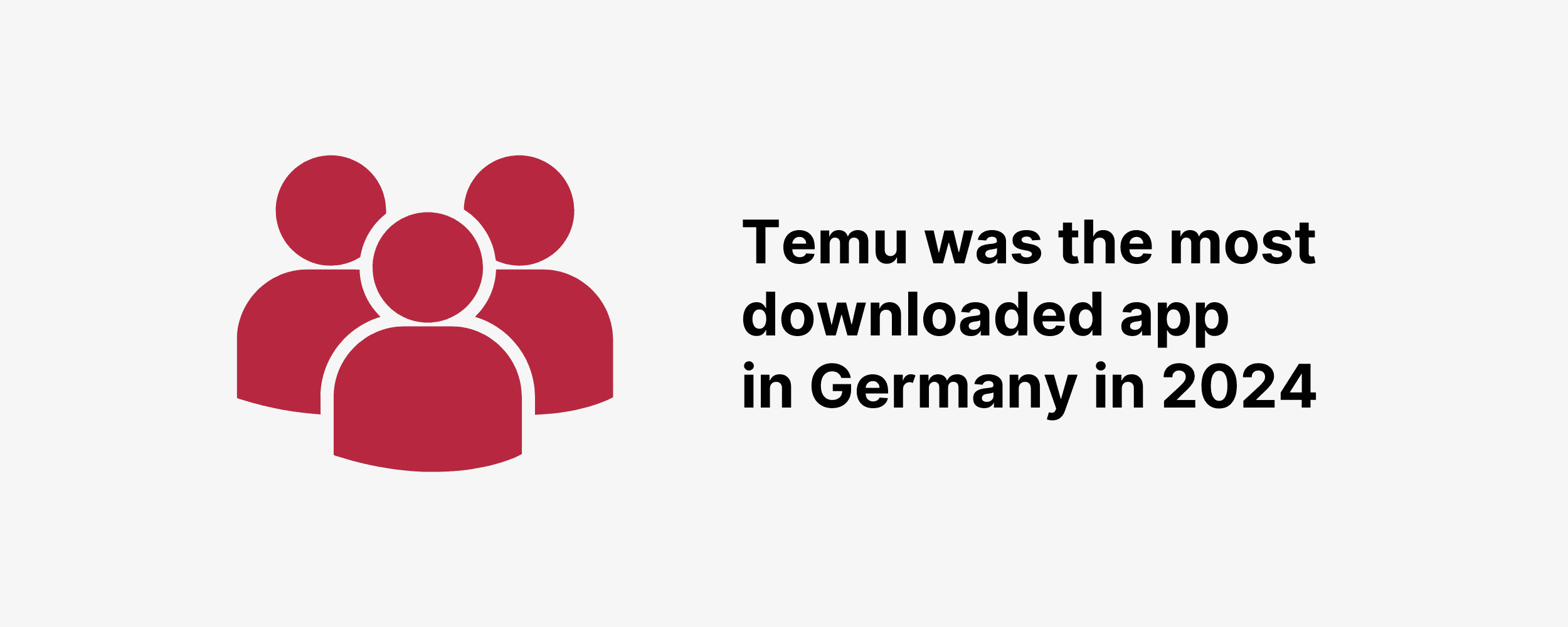 Temu was the most downloaded app in Germany in 2024 Temu was the most downloaded app in Germany in 2024